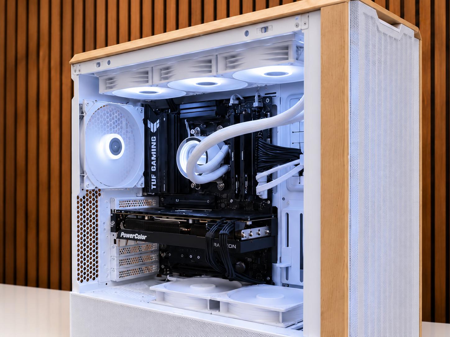 White Build | RX 7800XT 16GB |Ryzen 7 7700 | 32GB DDR5 | 1TB NVME | 850W |Win 11 | WIFI