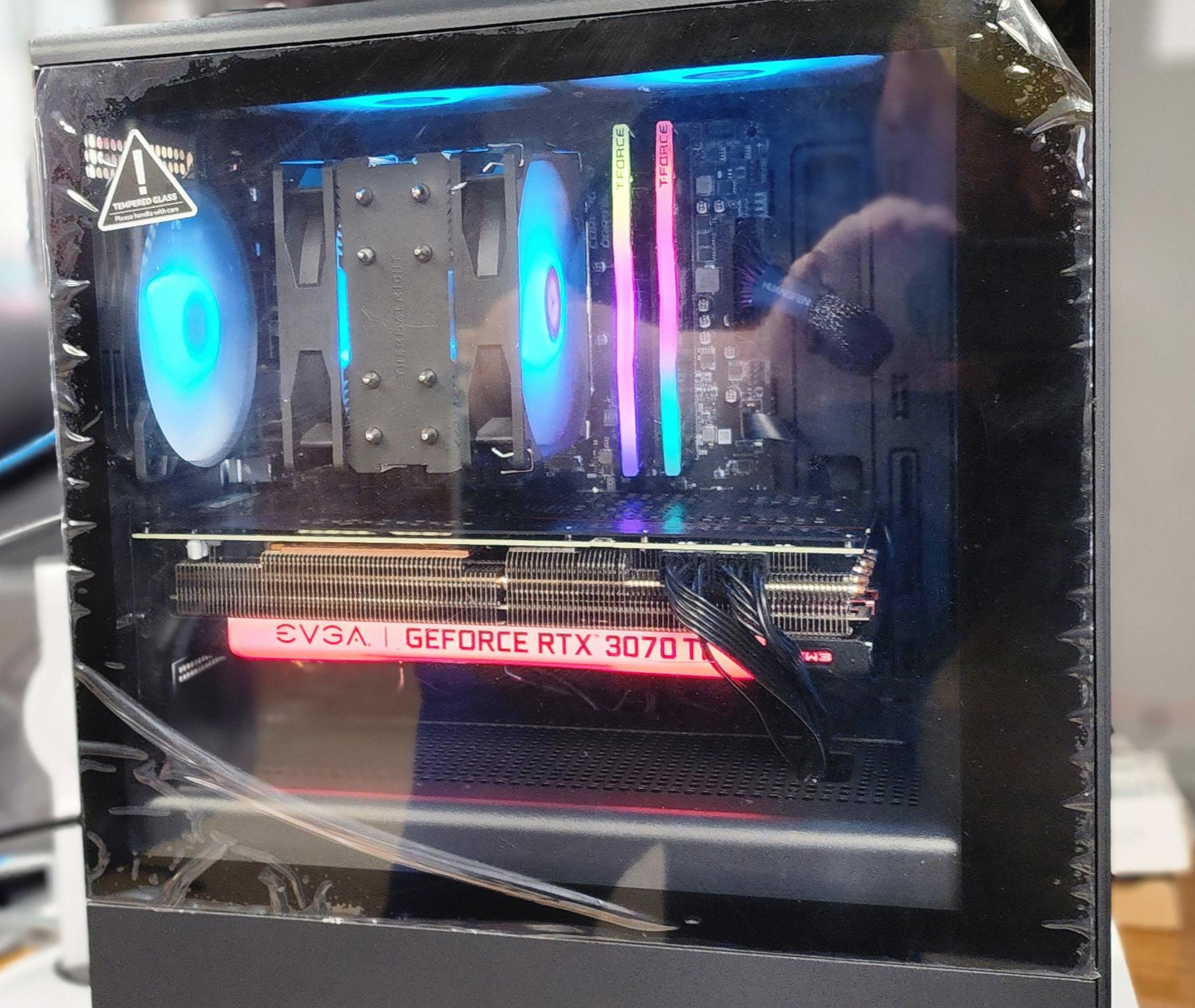 Gaming PC | Ryzen 7 5700x 8-Core | EVGA FTW3 GeForce 3070 TI | DDR4 16GB 3600 | Win 11 Computer