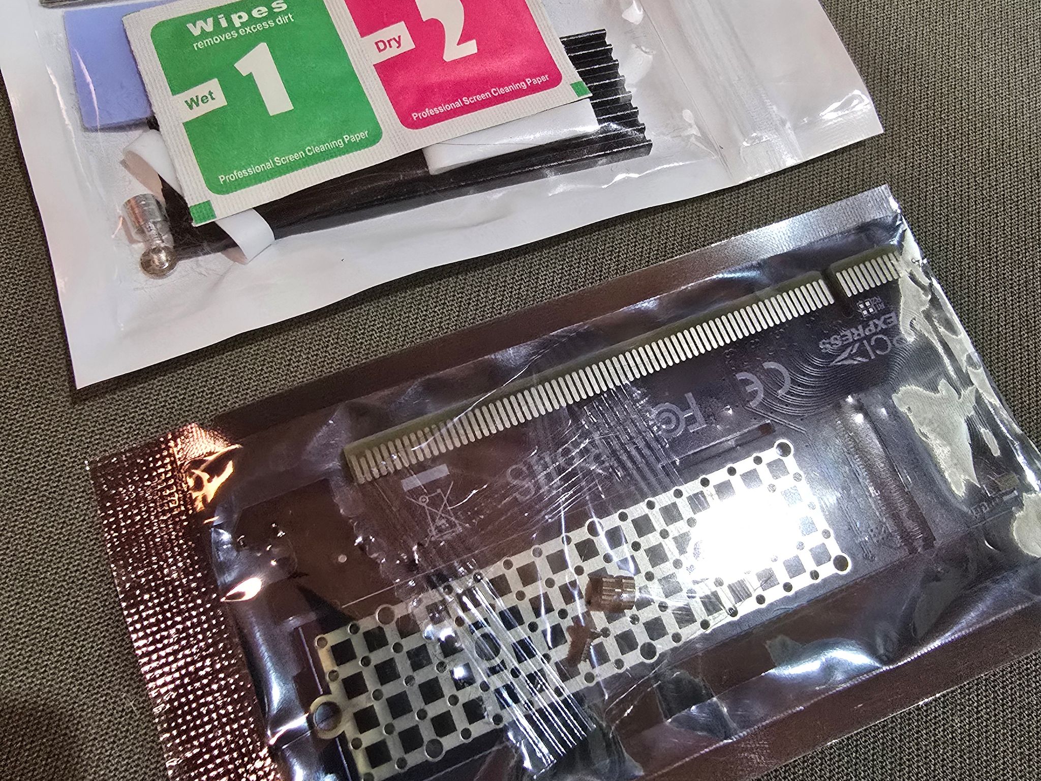 Card with M2 Aluminum Heat Sink for PCI-e NGFF SSD
