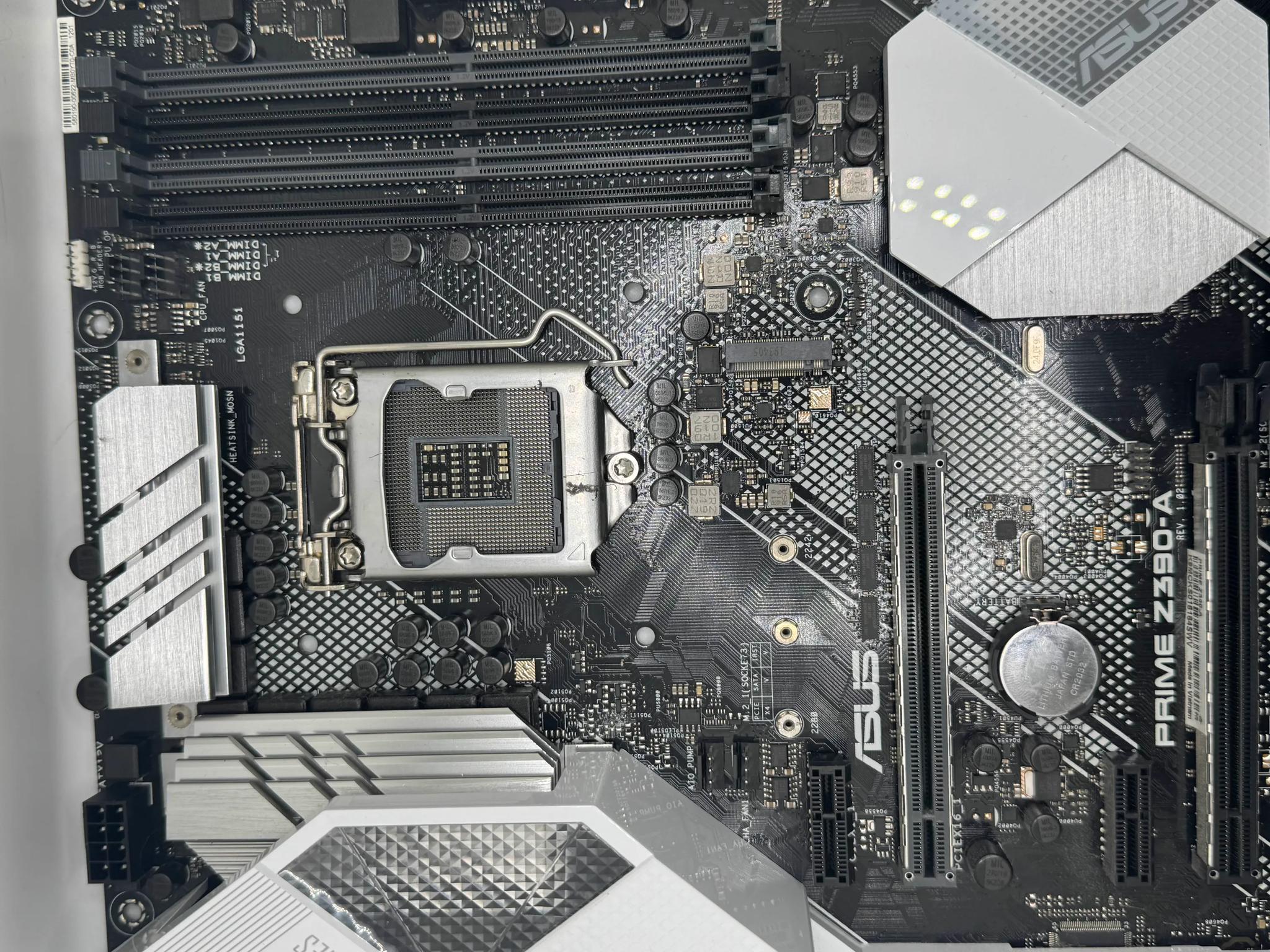 🖥️ Asus Prime Z390-A Motherboard – LGA 1151 – ATX – Intel 8th/9th Gen Ready