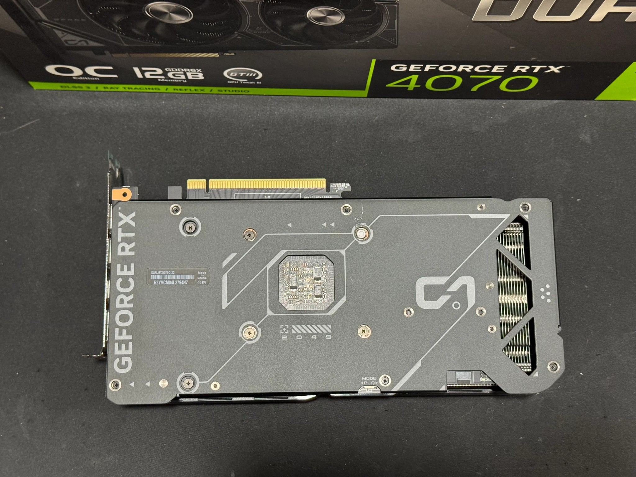 Asus Dual GeForce RTX 4070 12GB GDDR6X VRAM Graphics Card - (DUAL-RTX4070-O12G)
