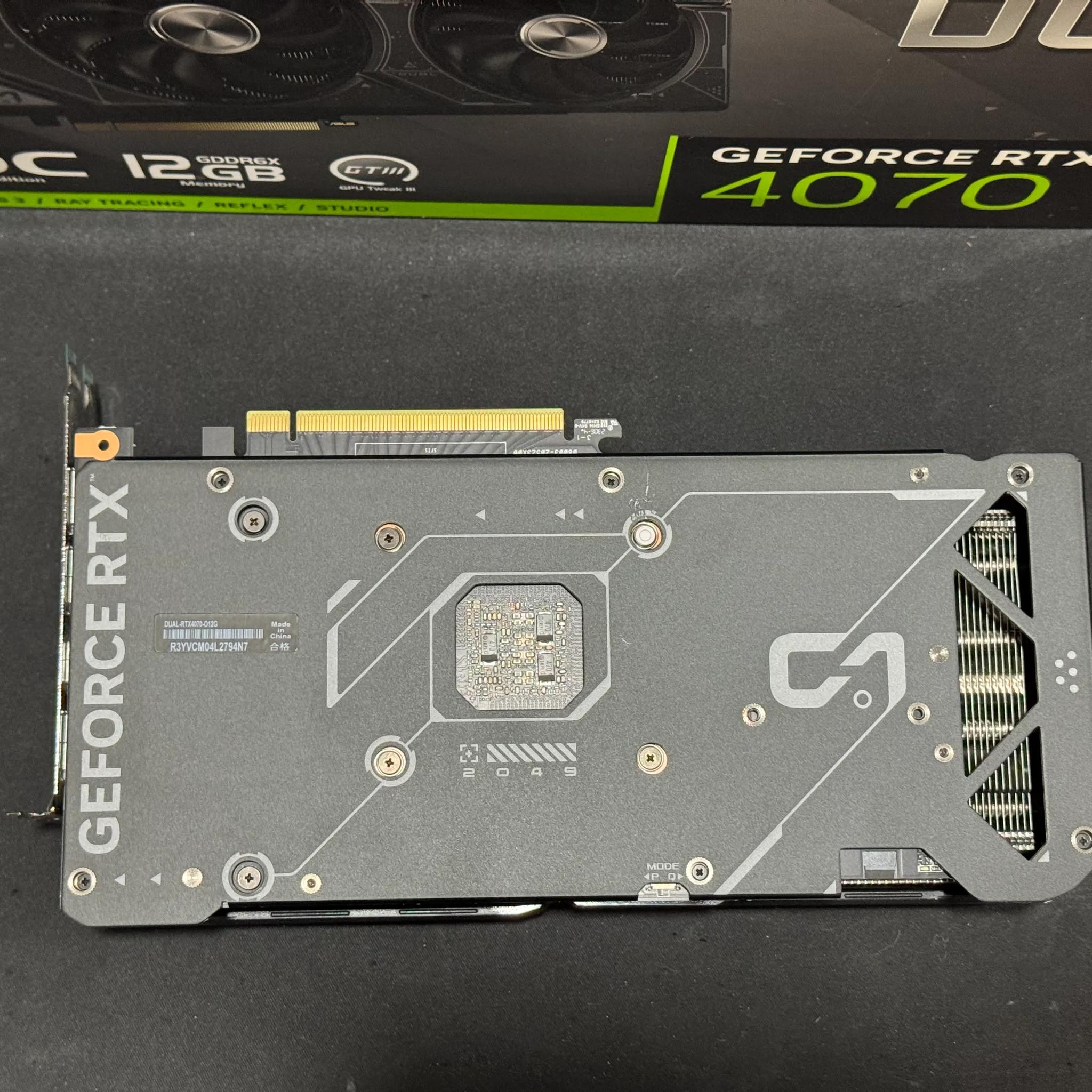 Asus Dual GeForce RTX 4070 12GB GDDR6X VRAM Graphics Card - (DUAL-RTX4070-O12G)