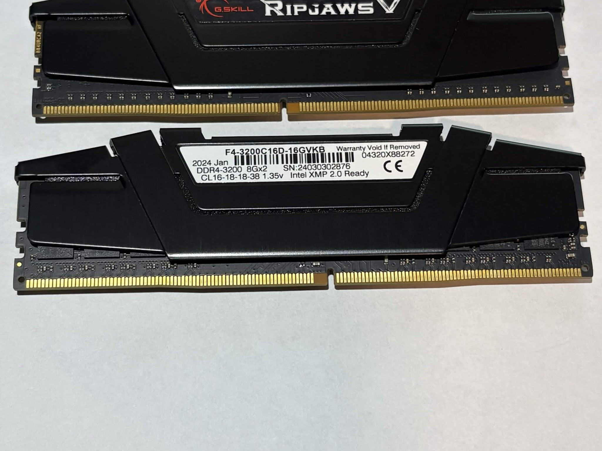 G.Skill Ripjaws V 16GB (2x8GB) DDR4 3200MHz CL16 RAM