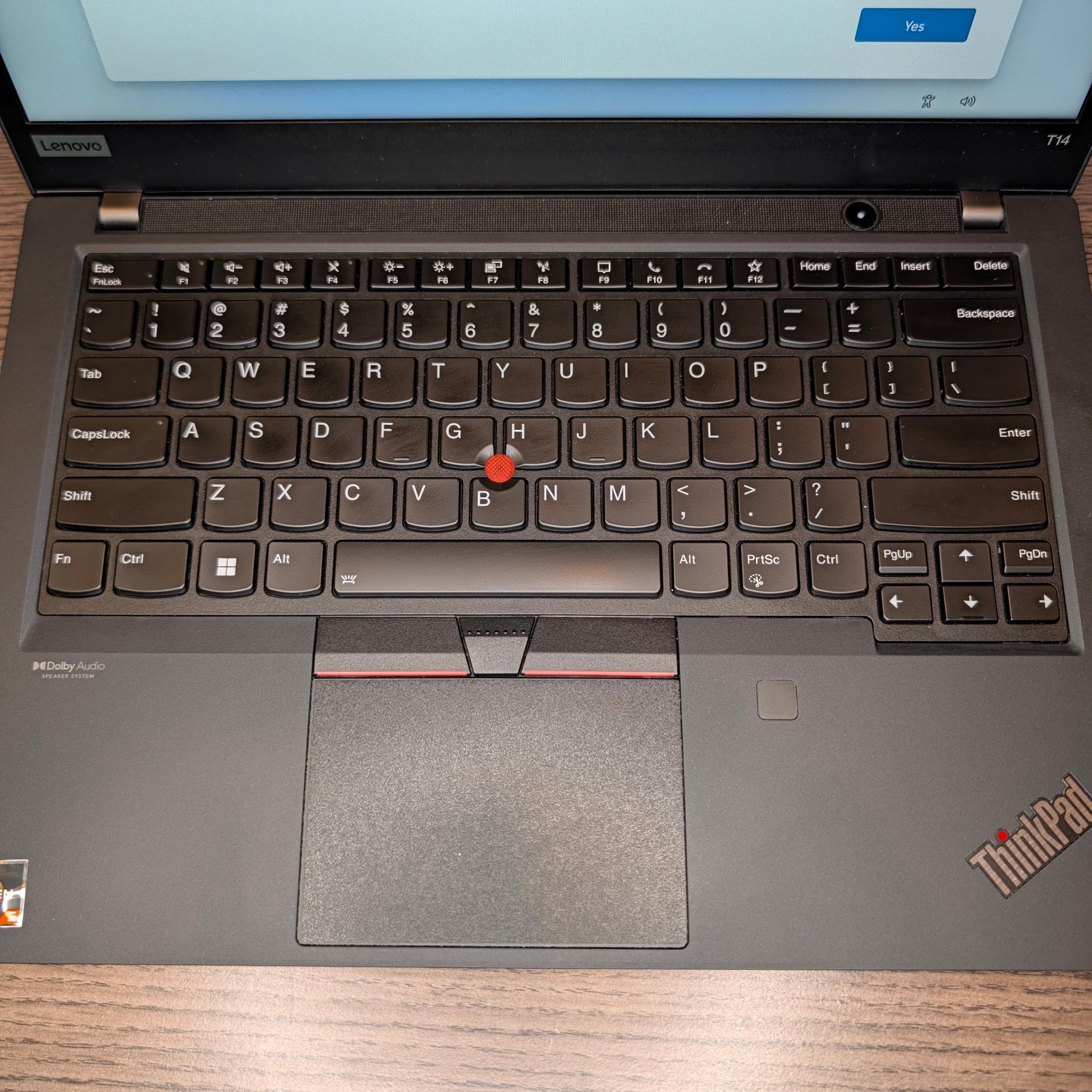 Lenovo ThinkPad T14 Gen 2 AMD Ryzen 5 Pro 5650U, 2.3GHz,  16GB RAM, 512GB SSD