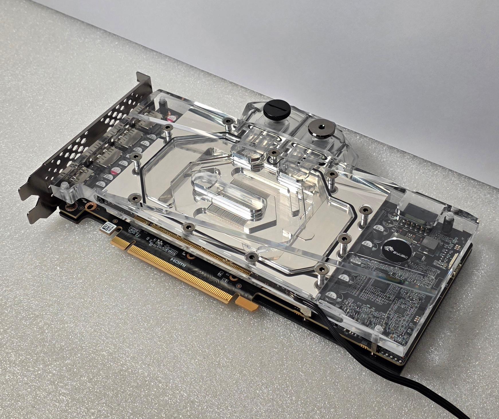 ZOTAC GeForce RTX 4080 Super Trinity Black Edition 16GB (ZT-D40820D-10P) With Bykski Waterblock