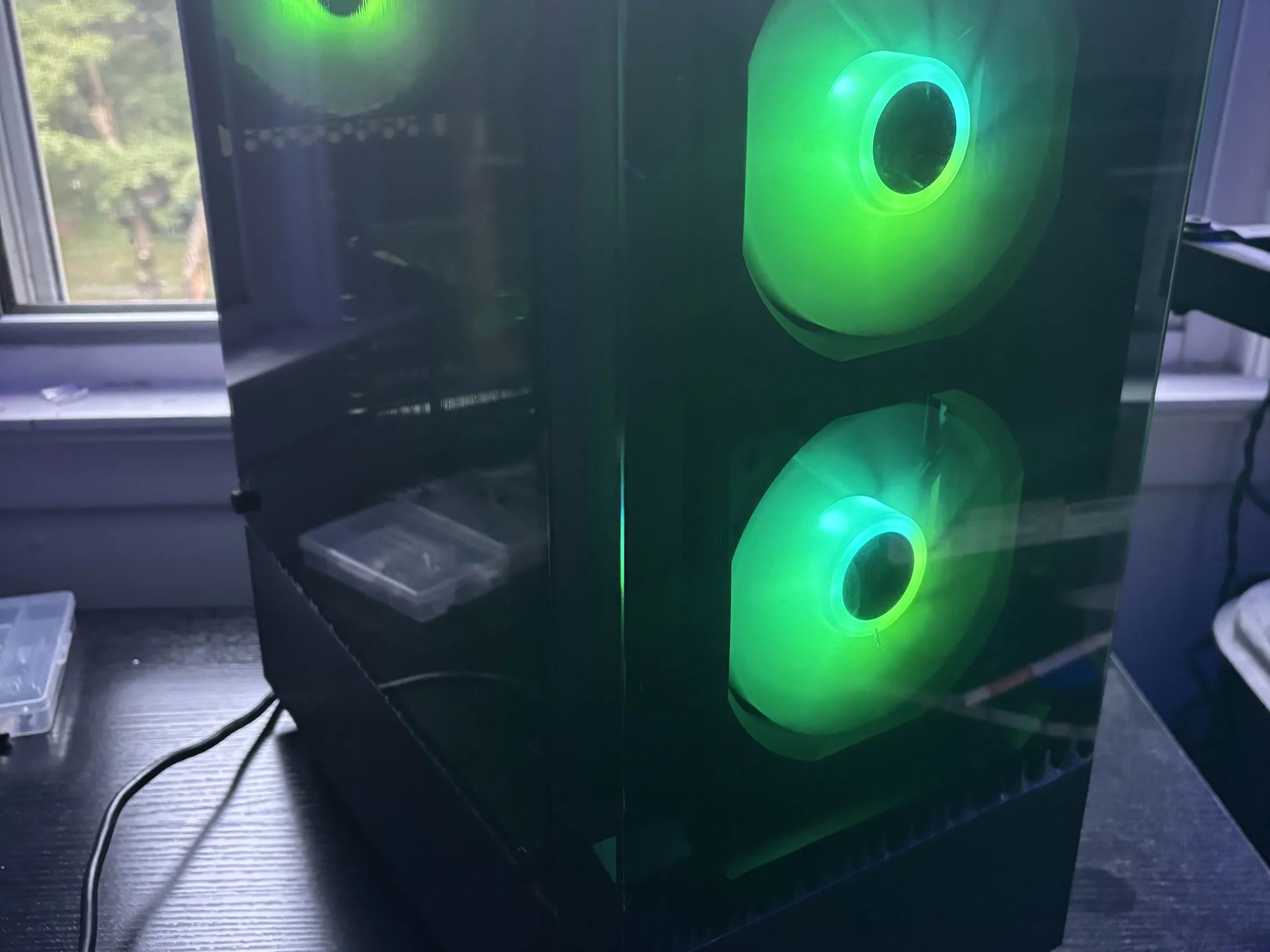 GAMING PC i5 8GB NVIDIA GTX 950 RGB Lighting RGB Fans Computer