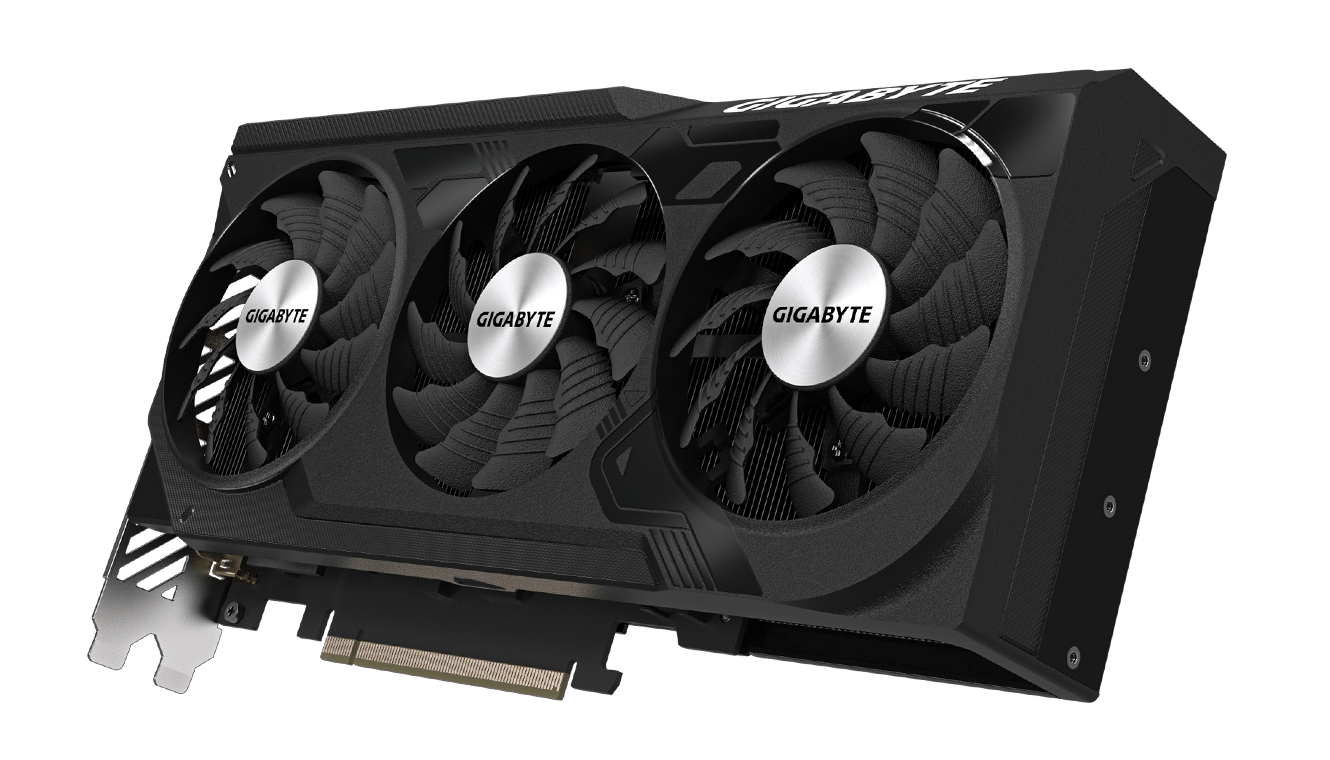 GIGABYTE GeForce RTX 4070 12Gb , 3x WINDFORCE Fans, 12GB 192-bit GDDR6 GPU