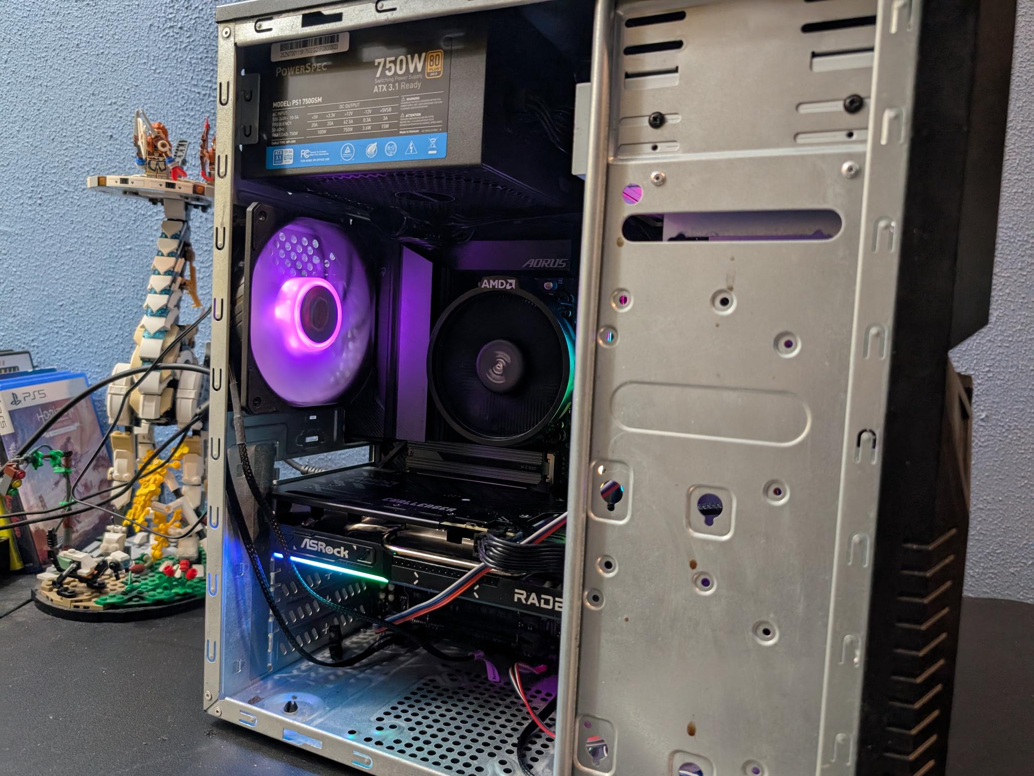 1440p All AMD Sleeper Gaming PC | AMD 7600x, 9060 XT (16GB) | 32GB RAM | 1TB SSD | Win. 11 PRO