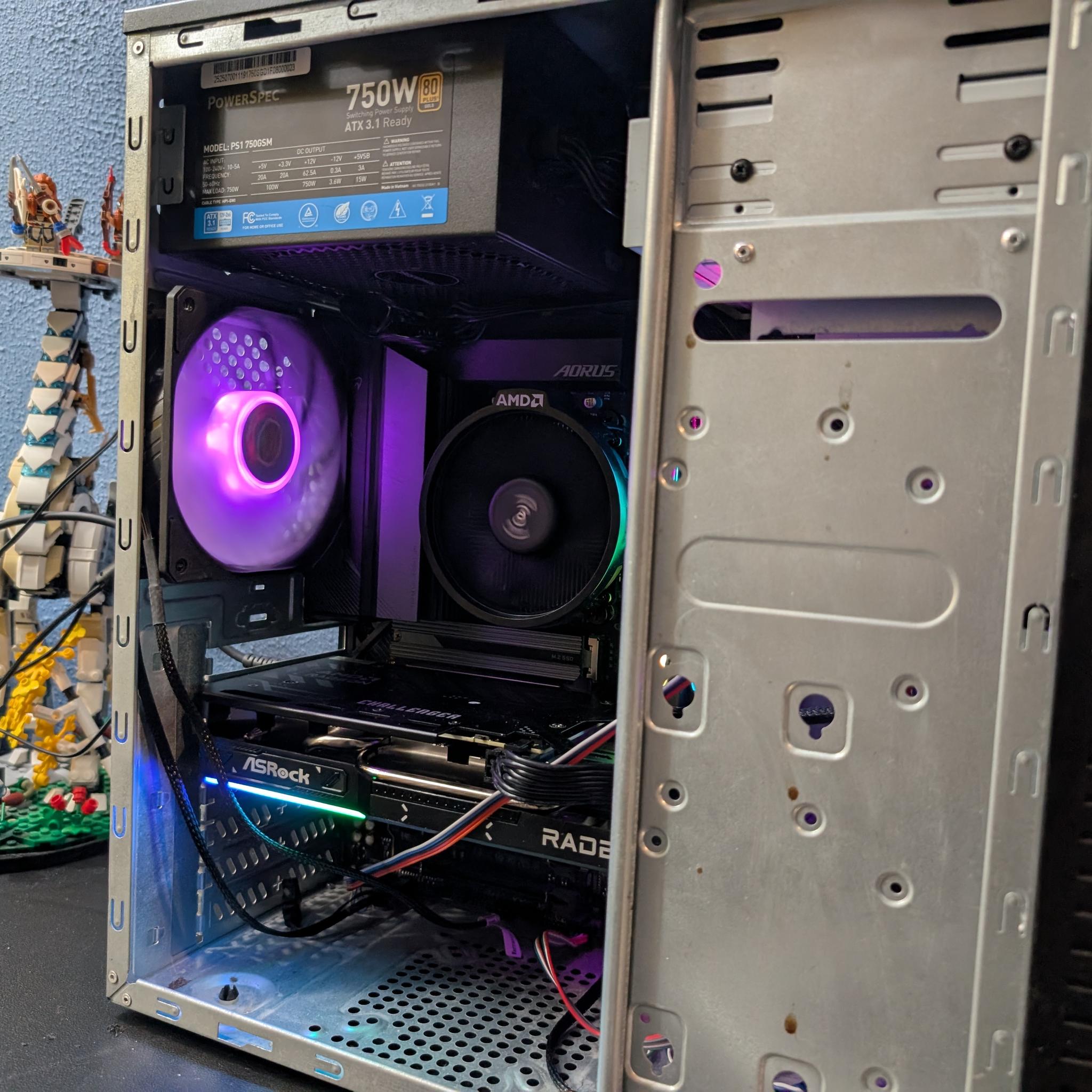 1440p All AMD Sleeper Gaming PC | AMD 7600x, 9060 XT (16GB) | 32GB RAM | 1TB SSD | Win. 11 PRO