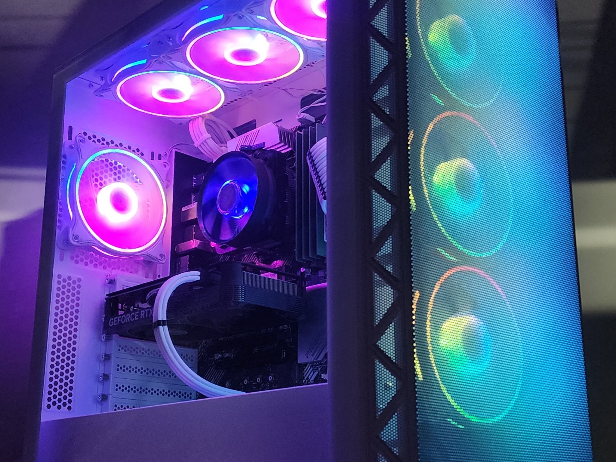 Gaming PC Ryzen 7 5700X 16GB RAM 512GB SSD RTX 4060 8GB Windows 11 Computer
