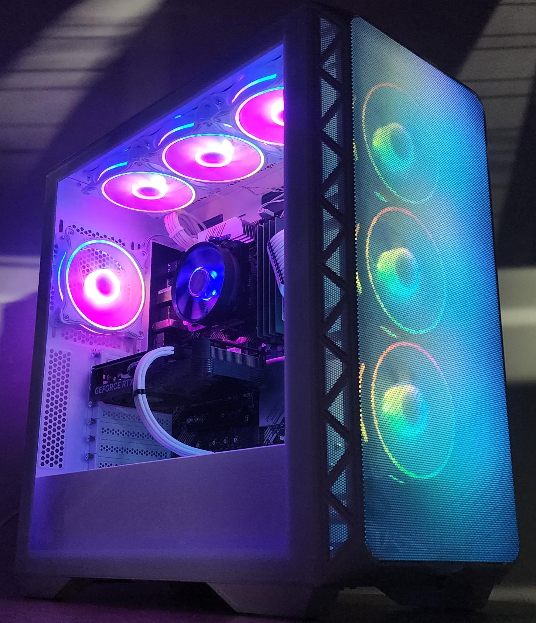 Gaming PC Ryzen 7 5700X 16GB RAM 512GB SSD RTX 4060 8GB Windows 11 Computer