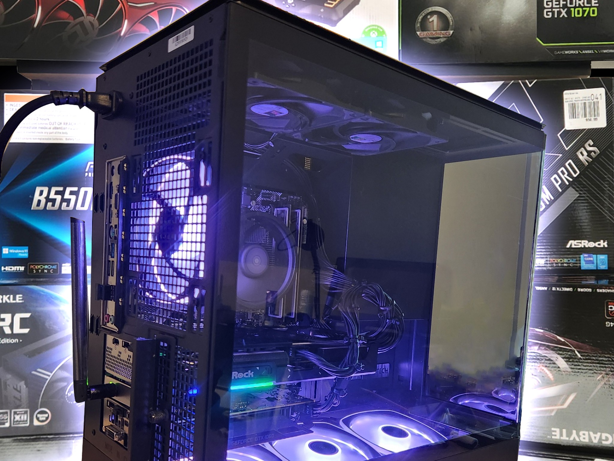 Ryzen 5 3600, Intel Asrock Challenger b570, 32Gb ram, 1Tb nvme ssd
