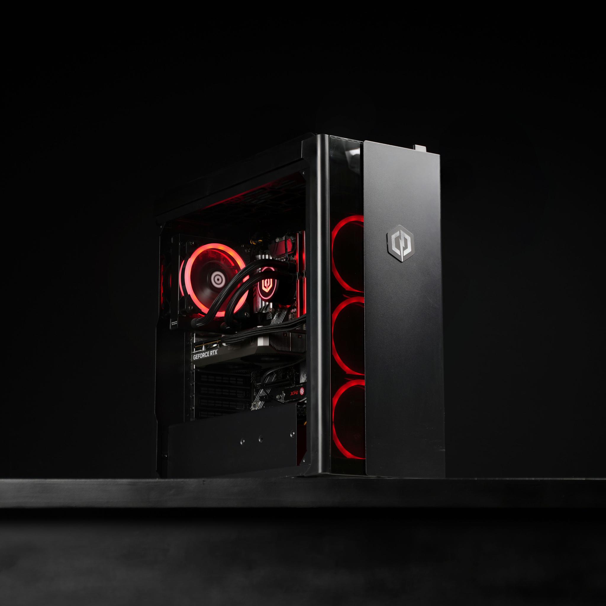 \ CF-01 / RTX 5060 Intel Core i7 10700K 16GB .5TB Windows 11 Gaming PC Powerhouse