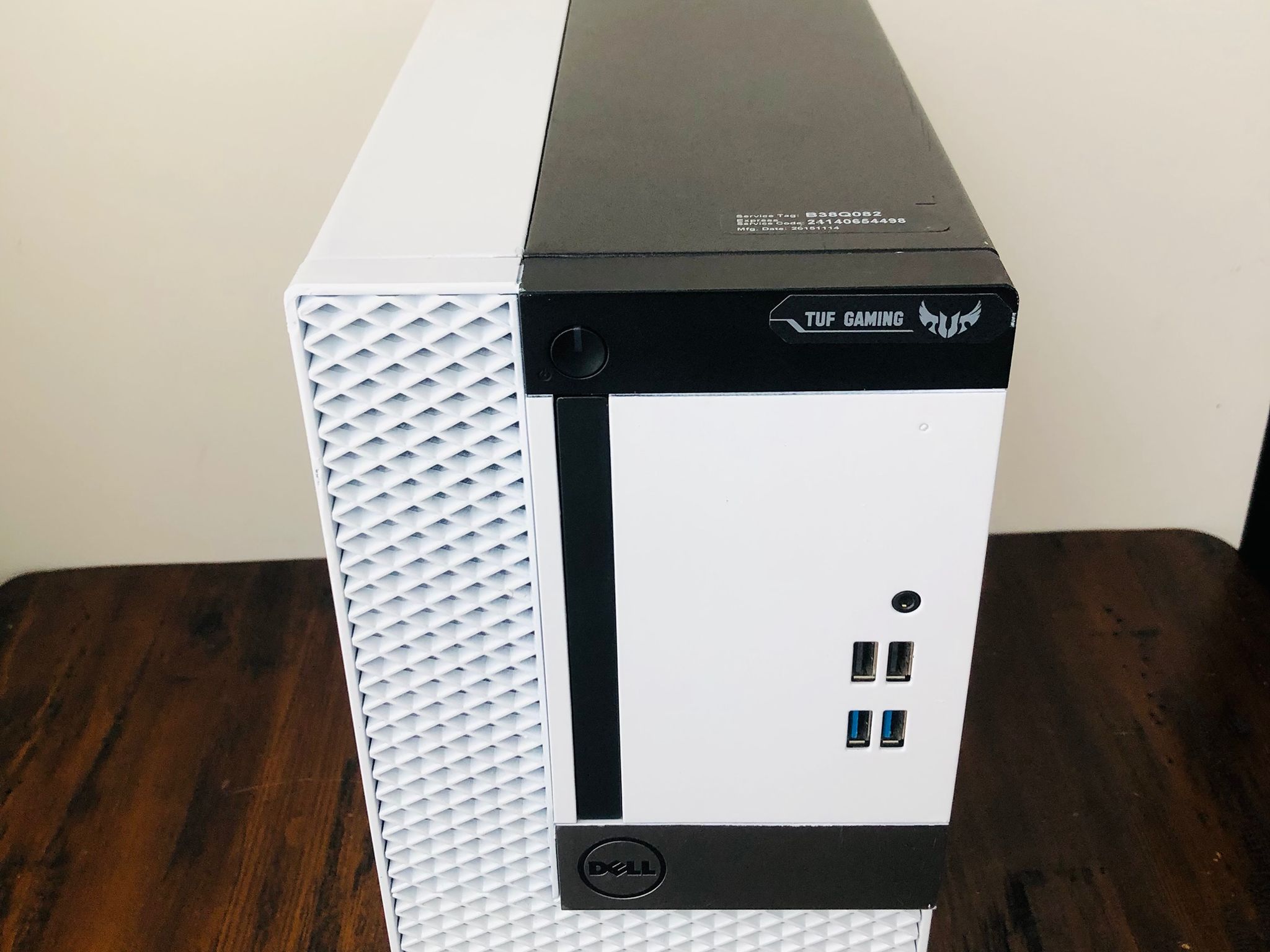 Custom White Gaming PC | Intel i5-6500 | RX 460 2GB | 8GB DDR3 | 120GB SSD 500GB HDD | Dell Optiplex