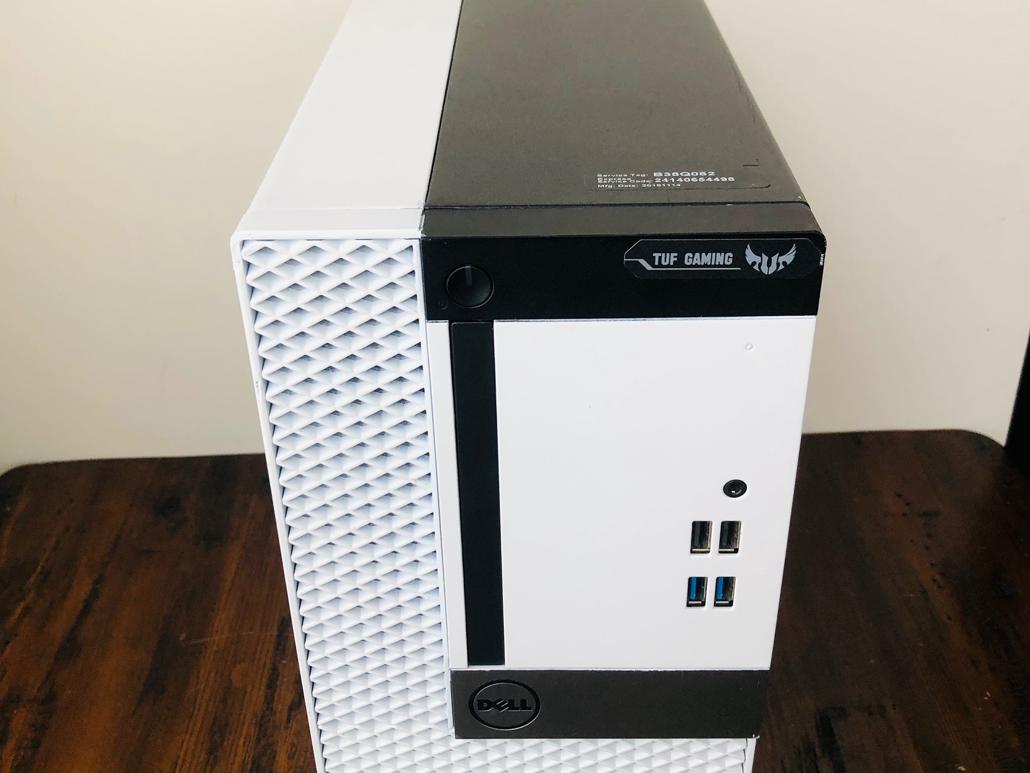 Custom White Gaming PC | Intel i5-6500 | RX 460 2GB | 8GB DDR3 | 120GB SSD 500GB HDD | Dell Optiplex