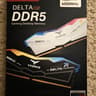 Team Group T-Force Delta RGB 16GB (2 x 8GB) DDR5 6000Mhz CL38-38-38-78 Black Brand New Sealed