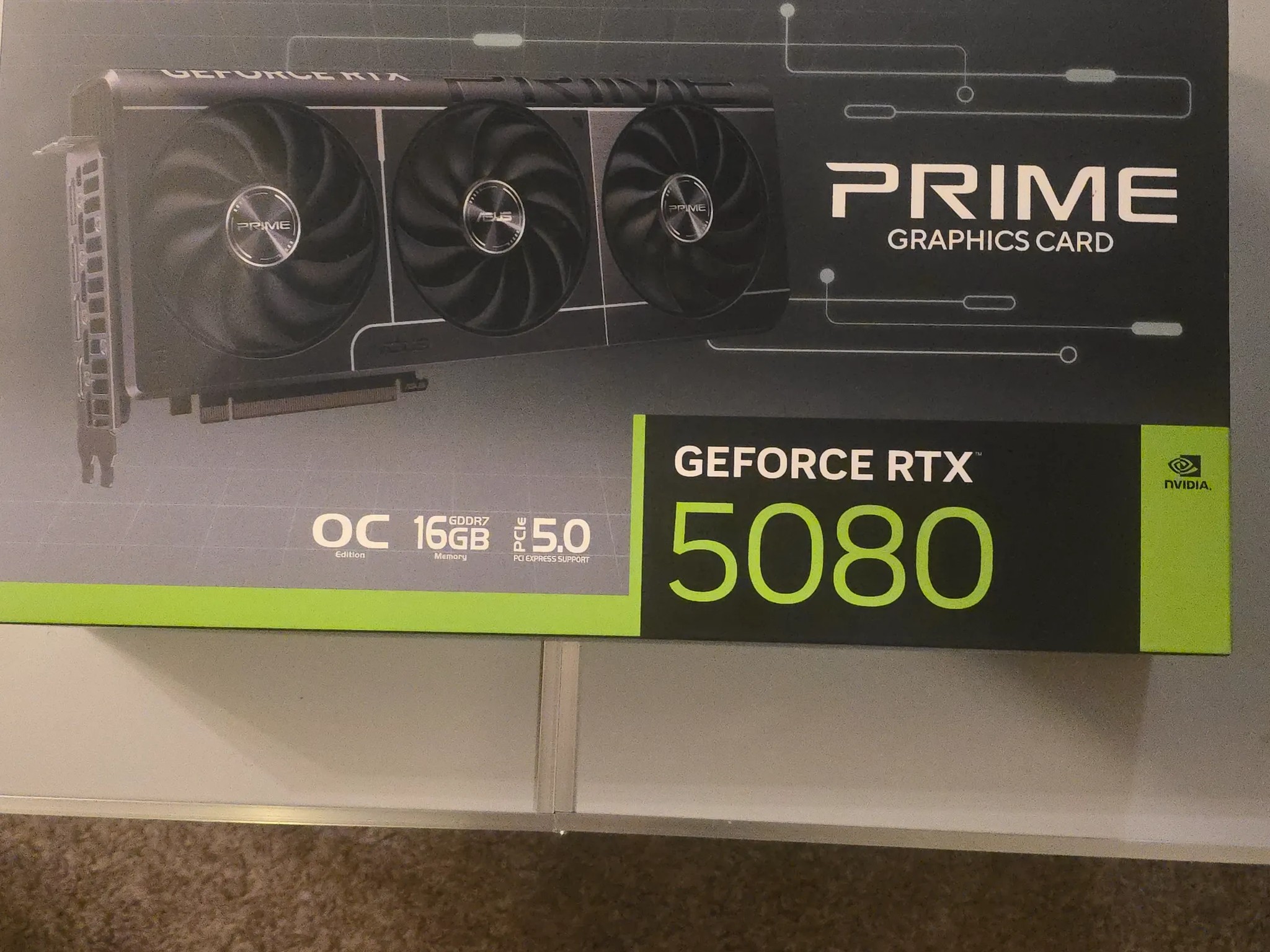 NVIDIA GeForce RTX 5080 ASUS PRIME