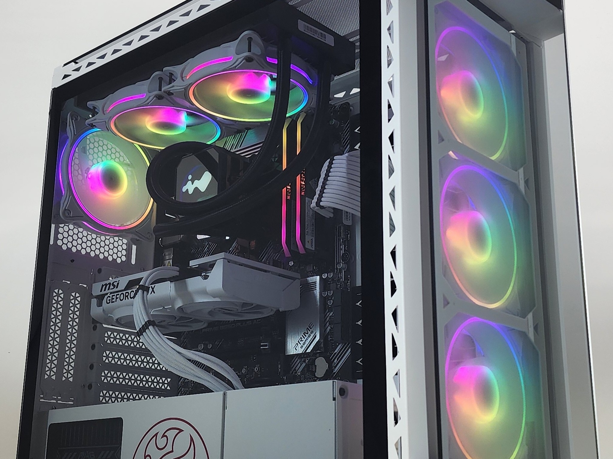 Gaming PC Ryzen 7 5700X 16GB RAM 500GB SSD RTX 5060  8GB Windows 11 Computer