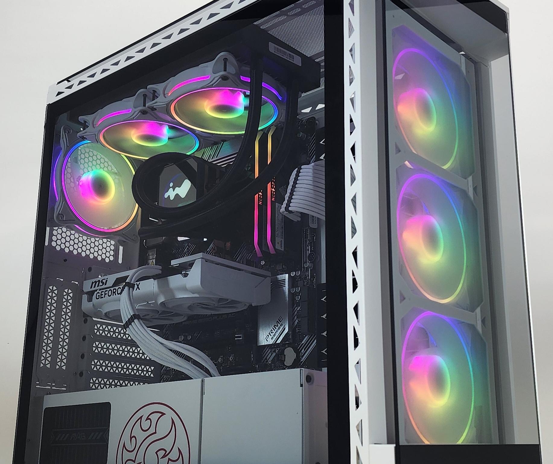Gaming PC Ryzen 7 5700X 16GB RAM 500GB SSD RTX 5060  8GB Windows 11 Computer