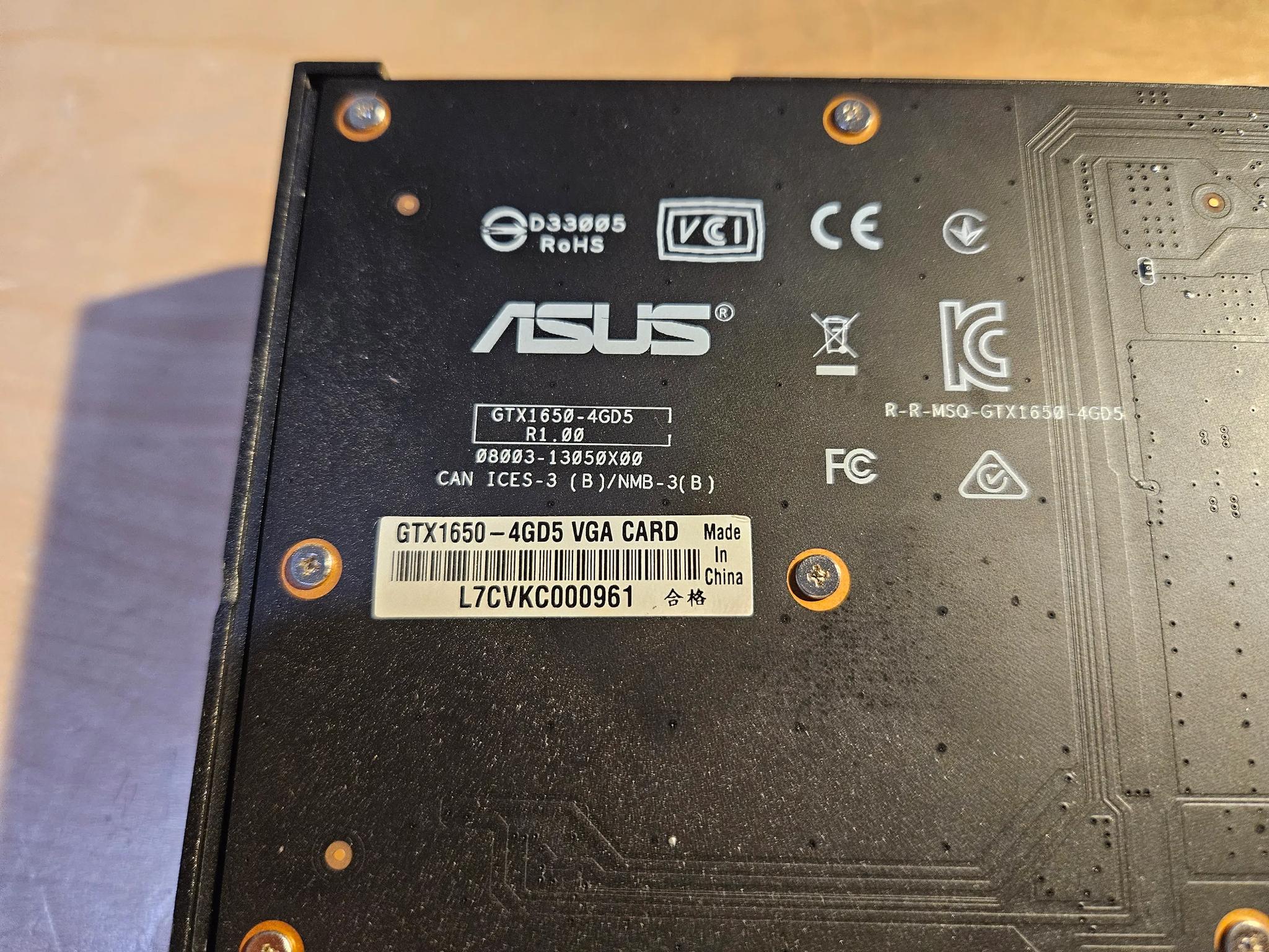 Asus Strix GTX 1650 4GB Graphics Card