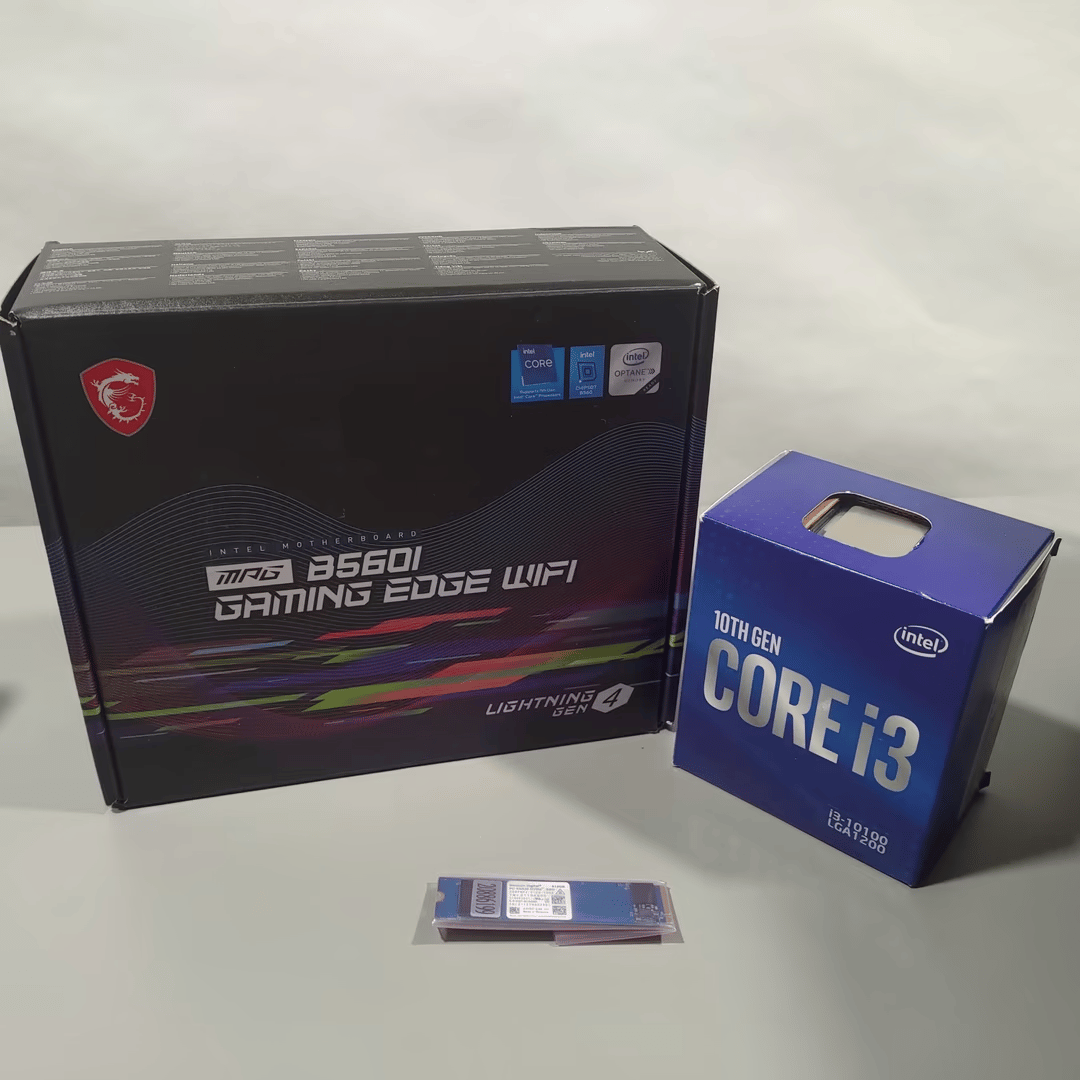 ITX combo (Intel core i3 10100, Msi b560i gaming edge wifi itx Mobo, 512gb wd sn530 nvme)