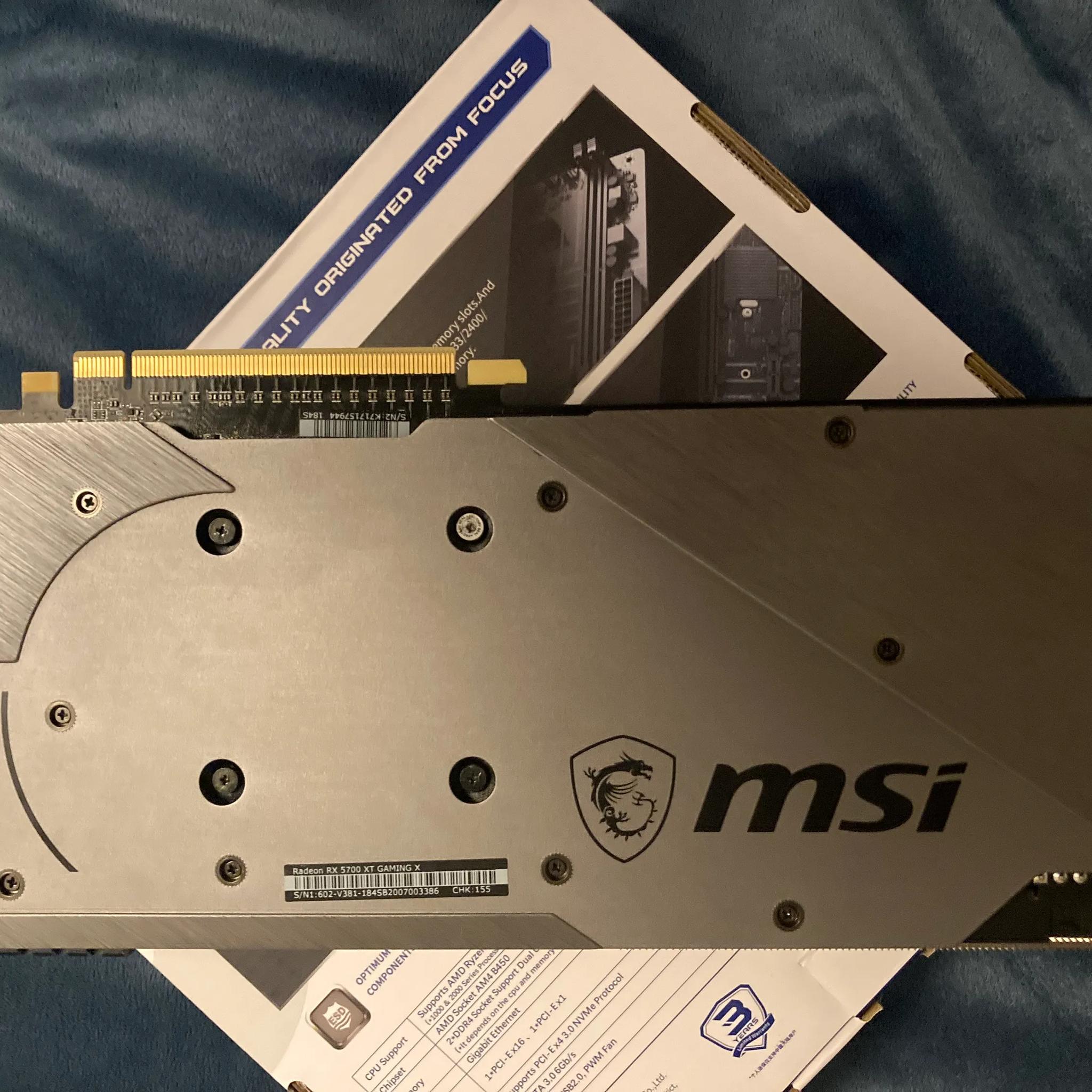 MSI RX 5700 XT Gaming X 8GB Graphics Card