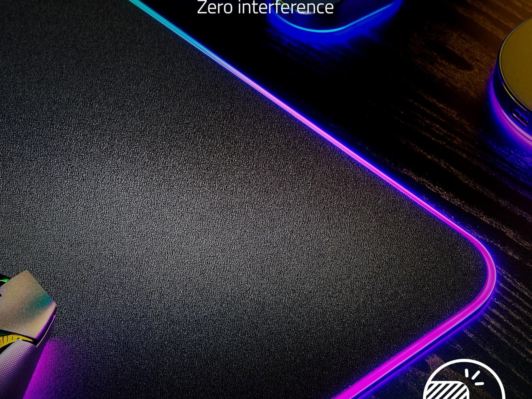 RAZER Gaming RGB Gaming Keyboard & Mouse Mat XXLarge 16"x37"