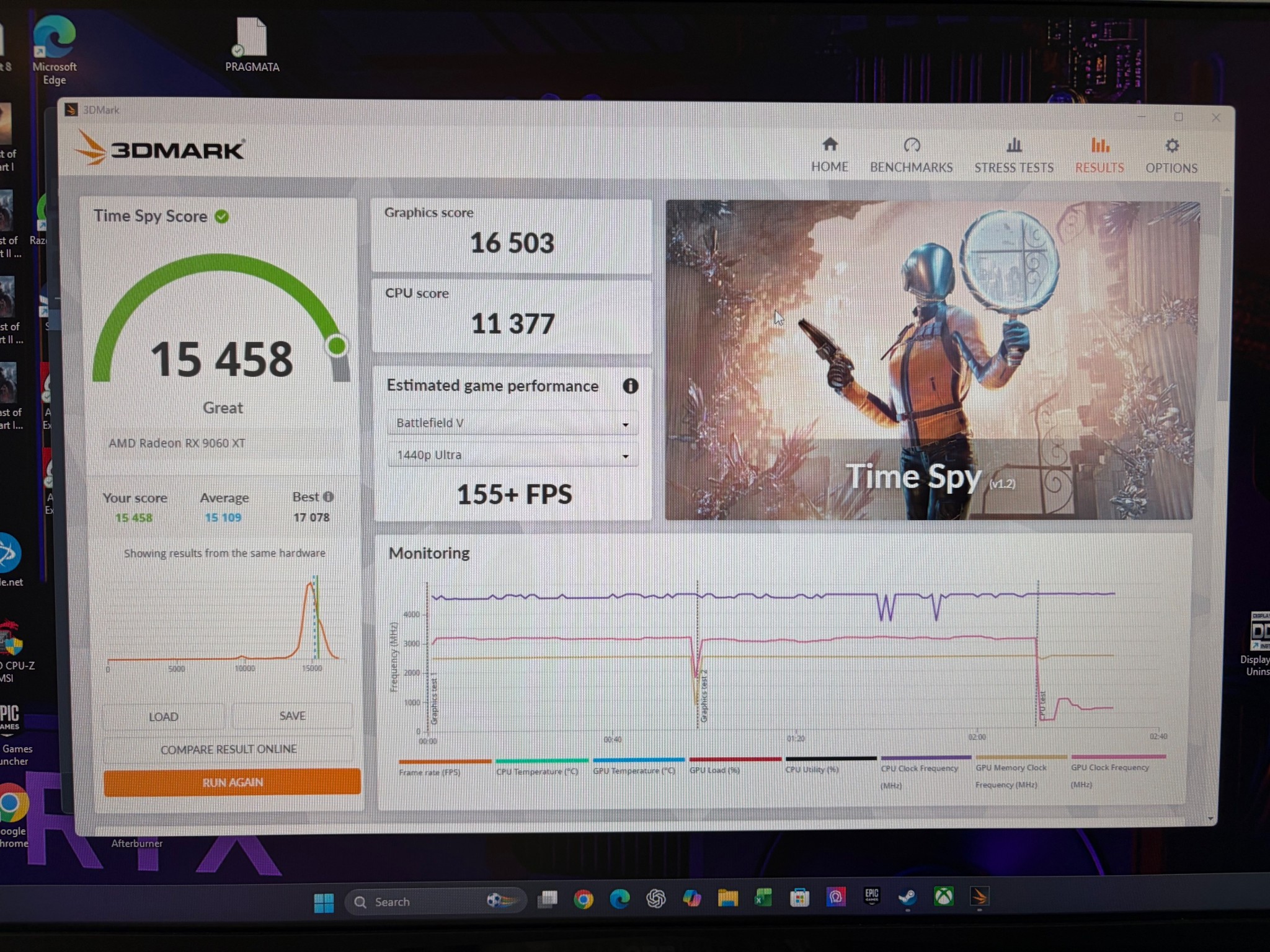 RX 9060 XT 16GB | Ryzen 7 5700X | 32GB RAM | 1.5TB NVMe | Wi-Fi | ARGB