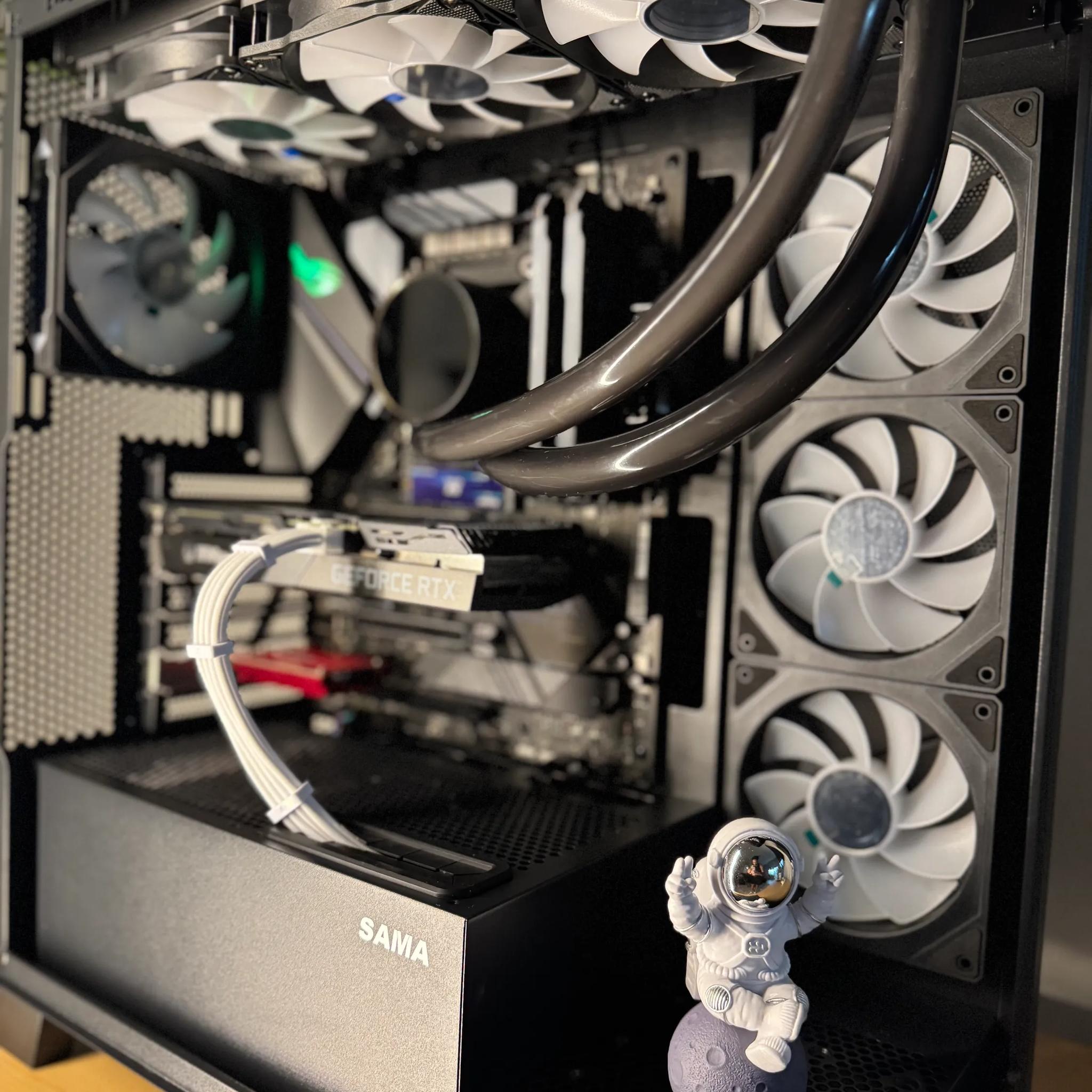 🖤BLACKOUT🖤 Zotac RTX 3060 TI|Ryzen 7 5700X3D|32GB RAM|1TB M.2||WIFI|ARGB Fans + Cooler|