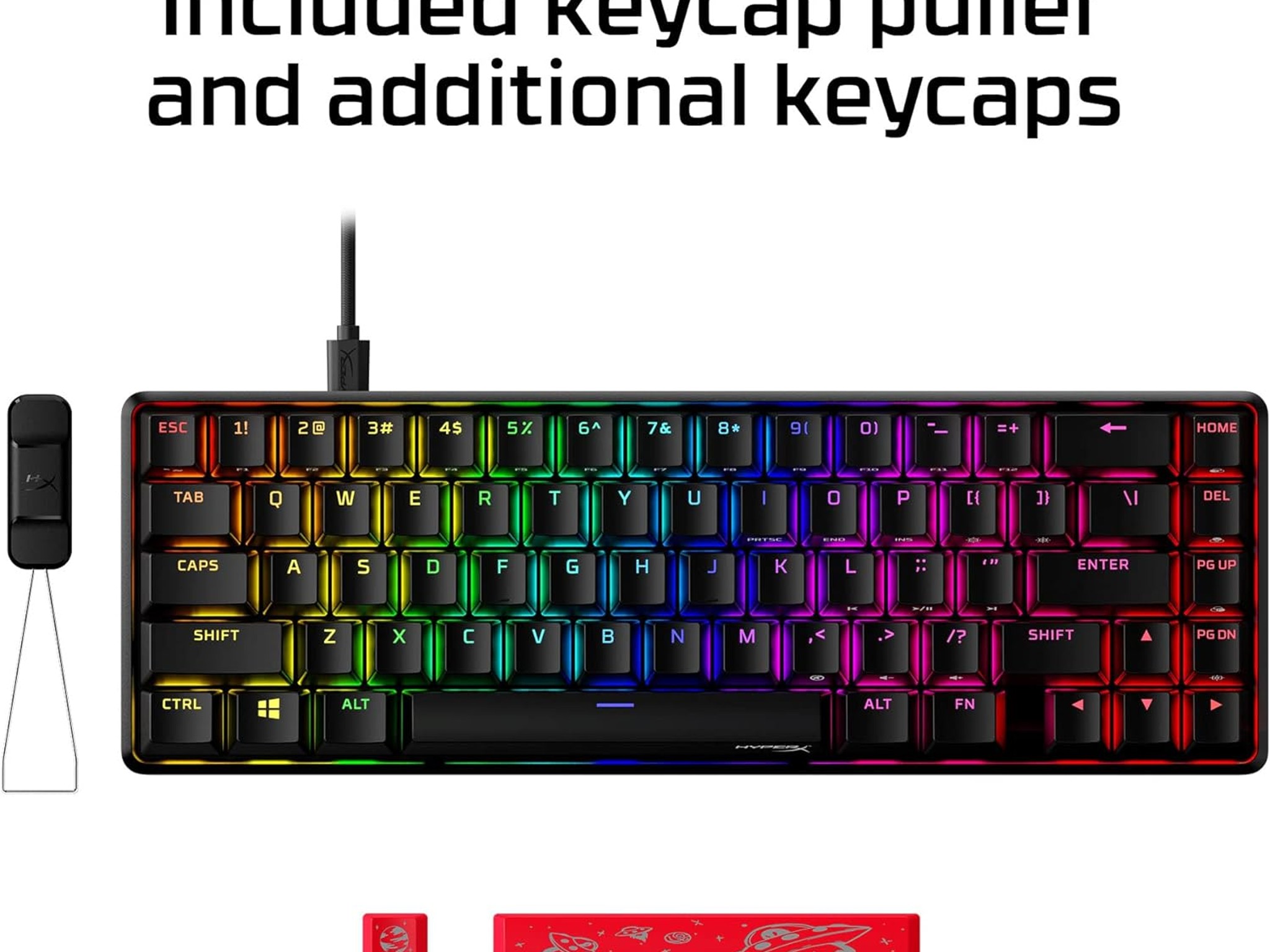 HyperX Alloy Origins 65 Mechanical Keyboard - Red Linear - NEW