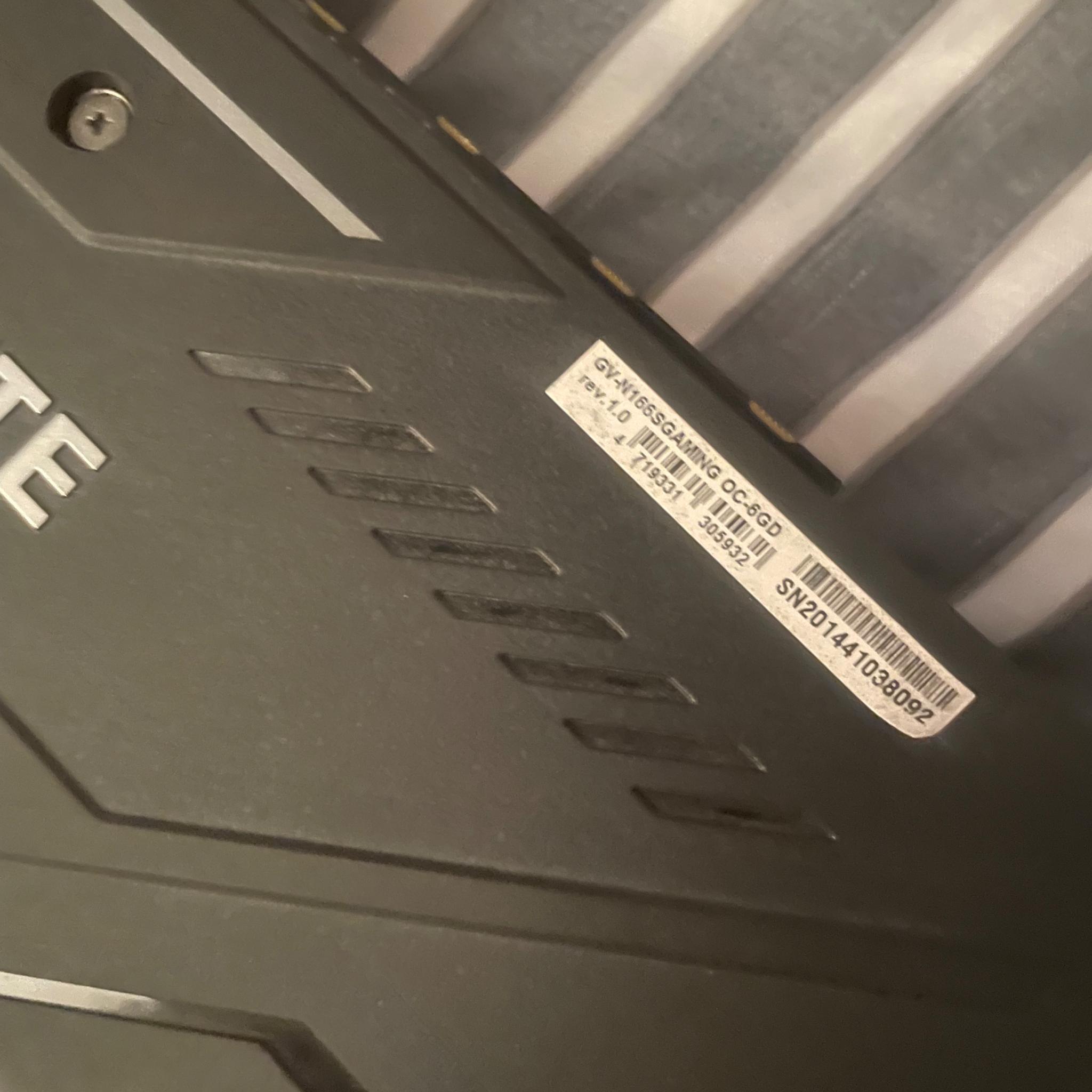 Gigabyte 1660 Super OC