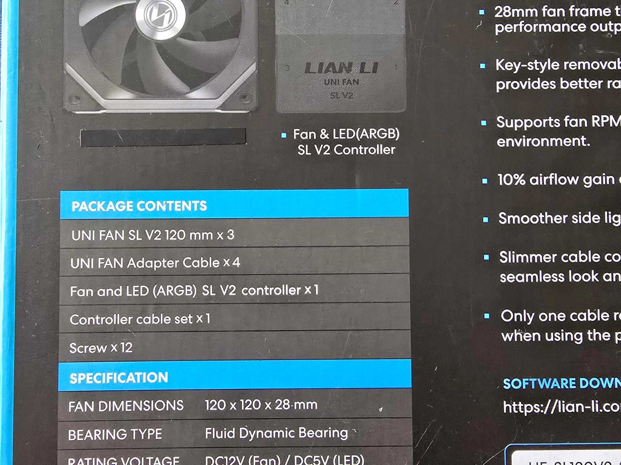 Western Digital 1TB NVME drives, Keyboard and Lian Li Uni-Fans