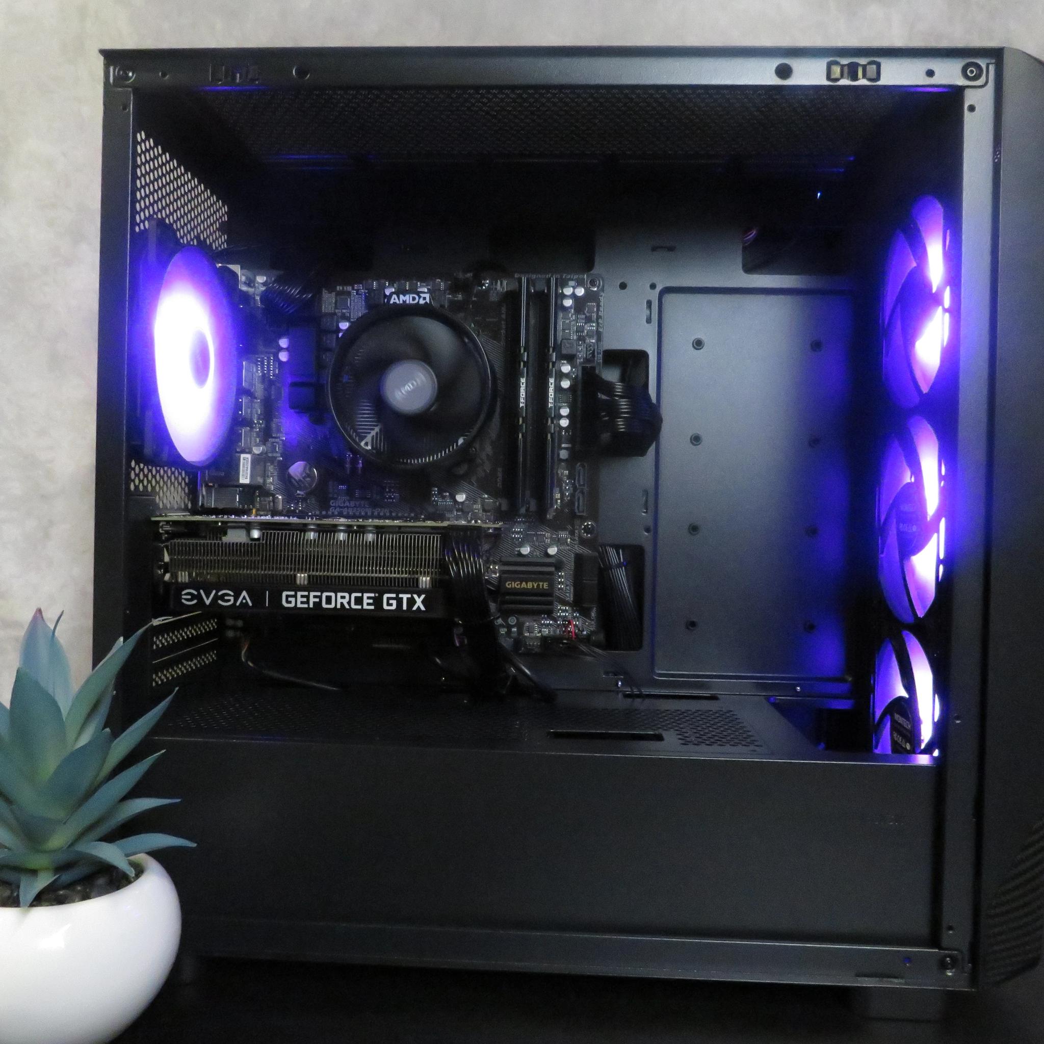 Imposing entry level gamer: Ryzen 5 5500 + EVGA GTX 1660 + 16 GB DDR4 + 1 TB NVME