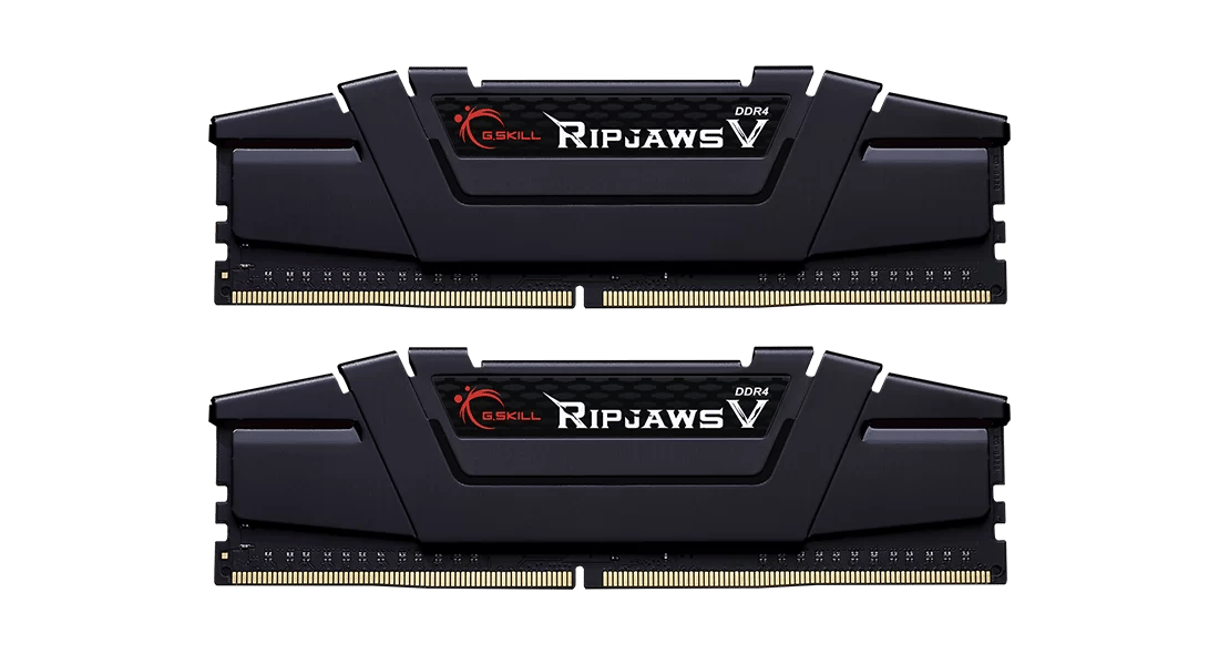 G.Skill PC RAM kit Ripjaws V F4-3200C16D-16GVKB 16 GB 2 x 8 GB DDR4 RAM 3200 MHz