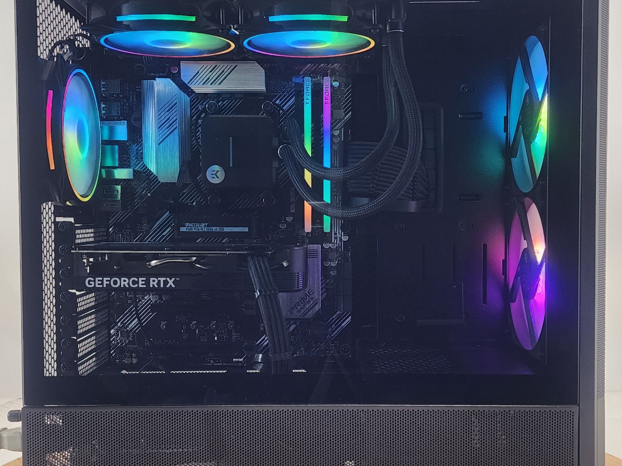 Gaming PC Ryzen 7 5700X 32GB RAM 1TB SSD RTX 4060 8GB Windows 11 Computer