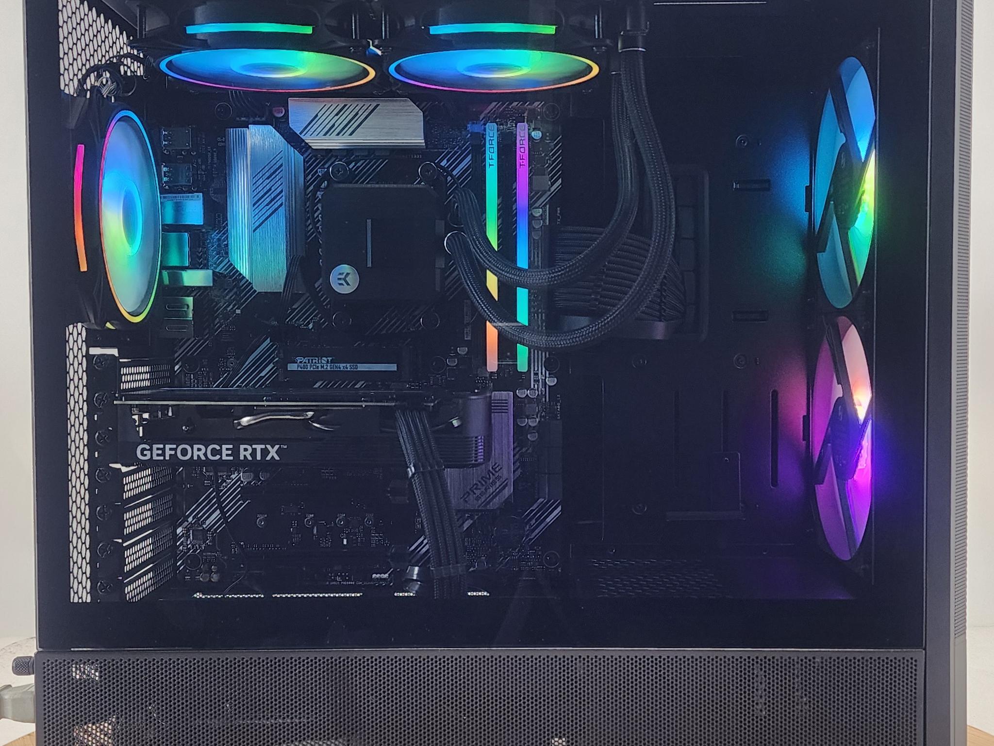Gaming PC Ryzen 7 5700X 32GB RAM 1TB SSD RTX 4060 8GB Windows 11 Computer