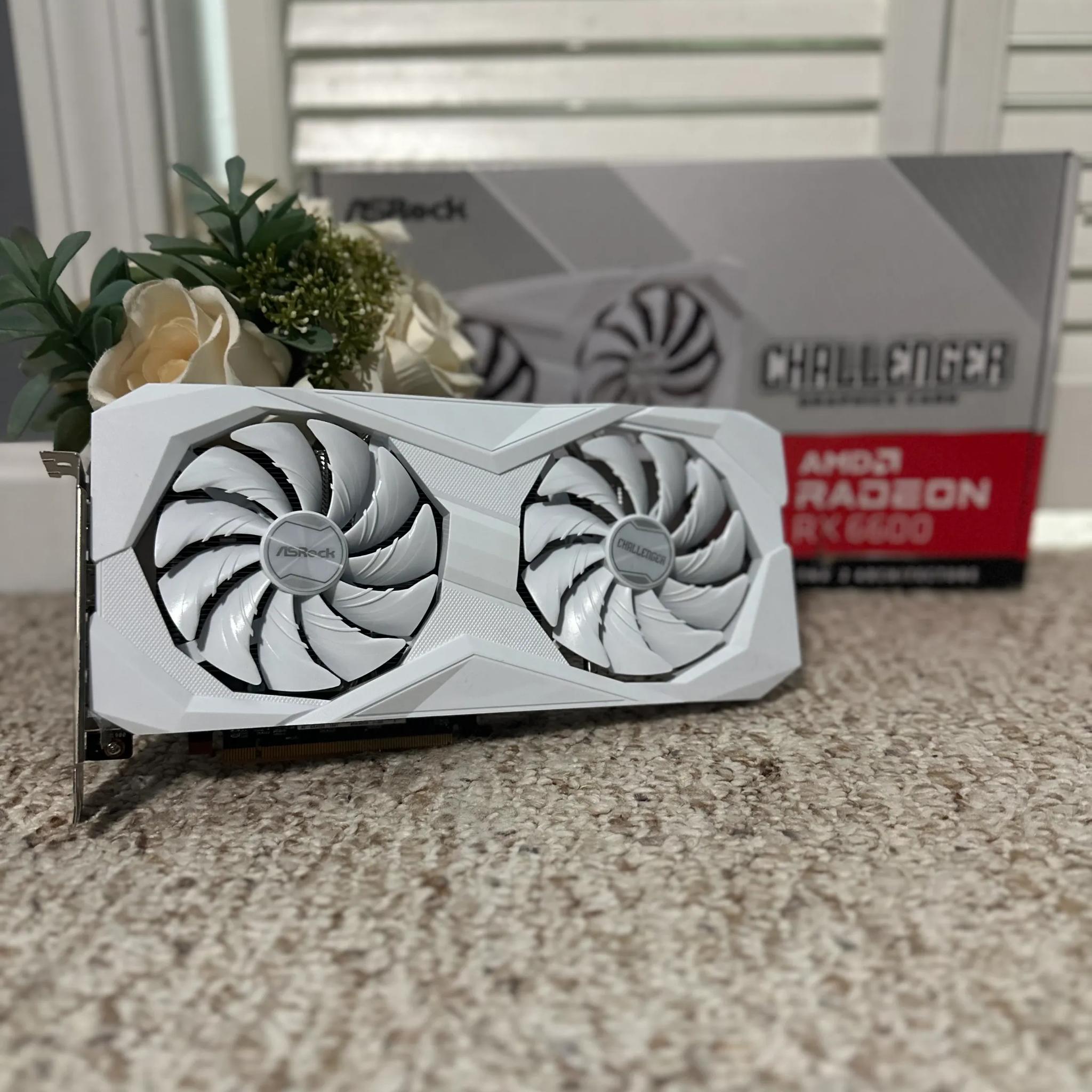 AMD Radeon RX 6600 8GB Graphics Card – High-Performance 1080p Gaming & Content Creation GPU