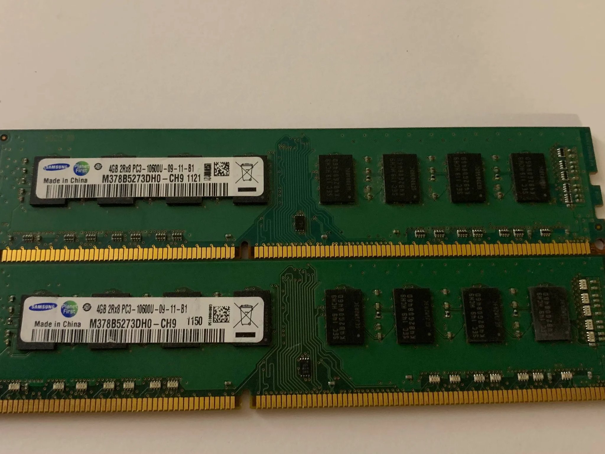 8GB Samgung DDR3 RAM