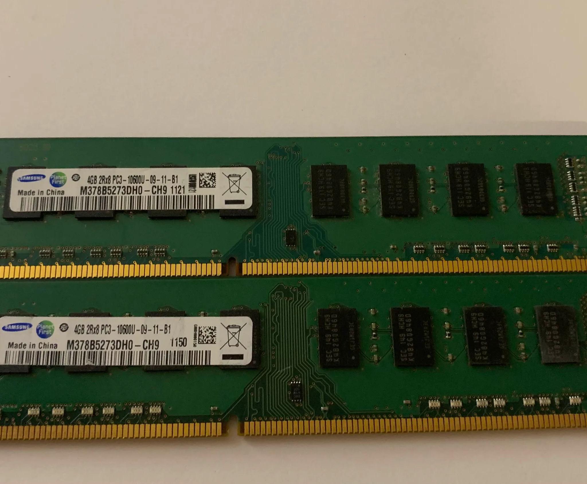 8GB Samgung DDR3 RAM