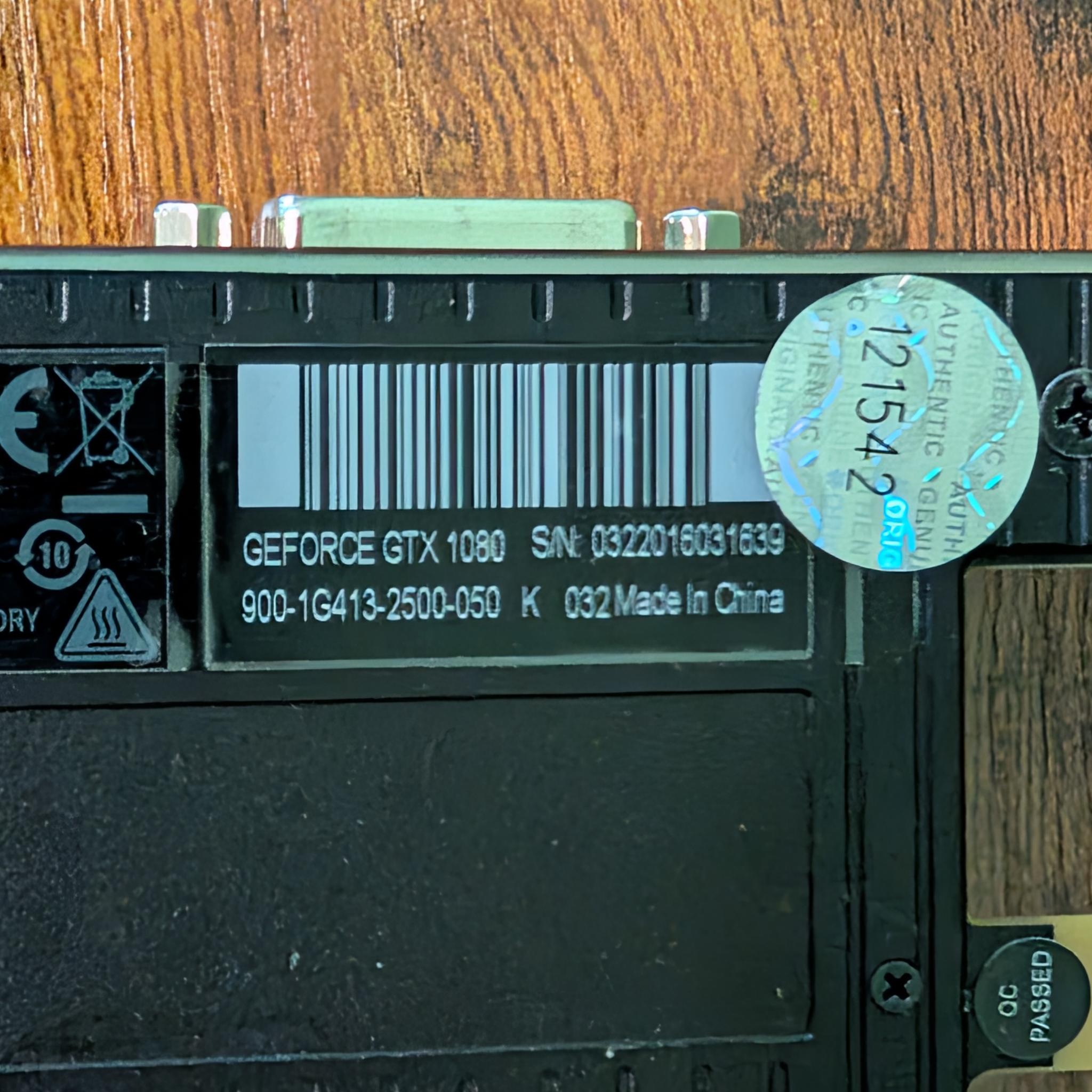 GeForce GTX 1080 Founders Edition