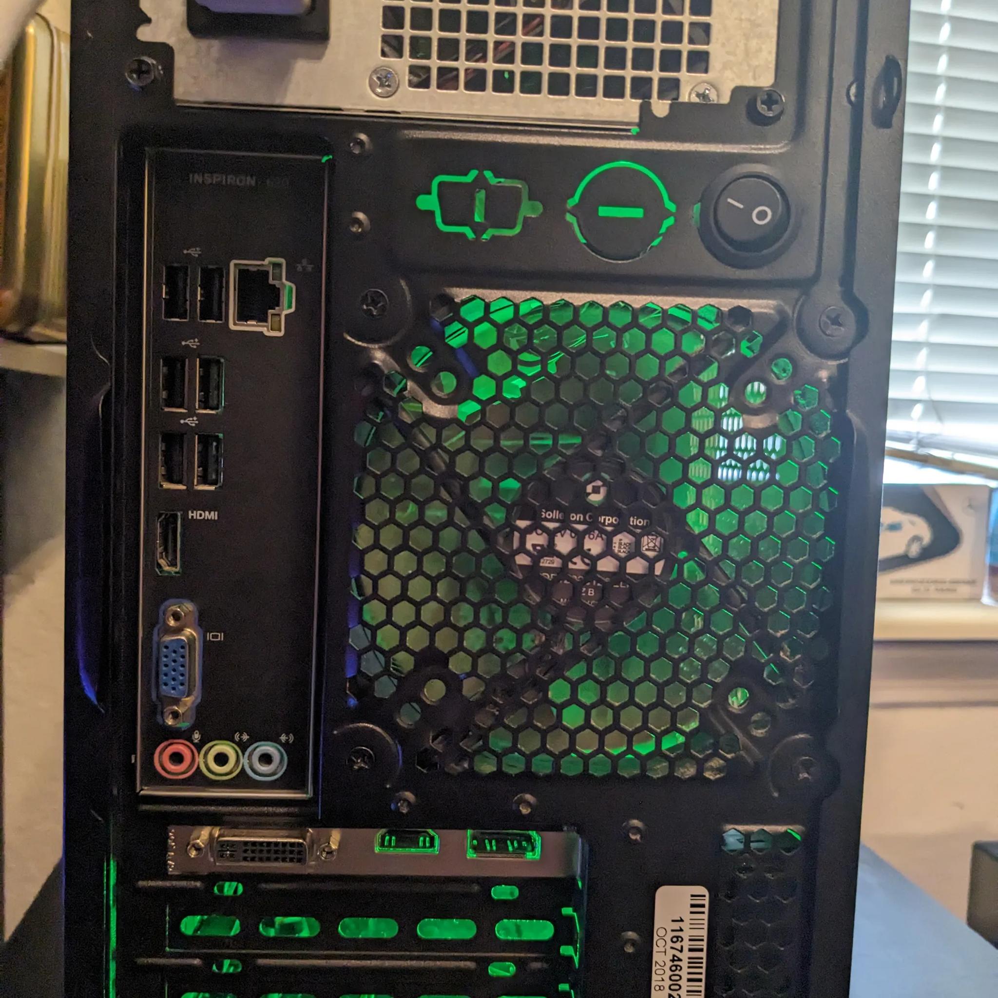 FREE SHIP|| "Green Machine"|| i5-2320, GTX 645 1GB, 16GB RAM, 480GB SSD, Win10, Wifi