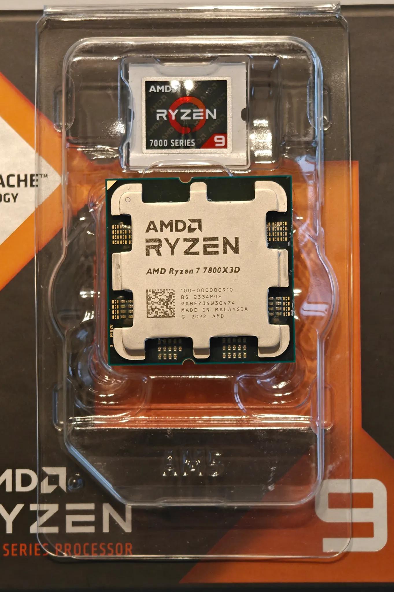 AMD Ryzen 7 7800X3D - Ryzen 7 7000 Series Zen 4 8-Core 4.2 GHz