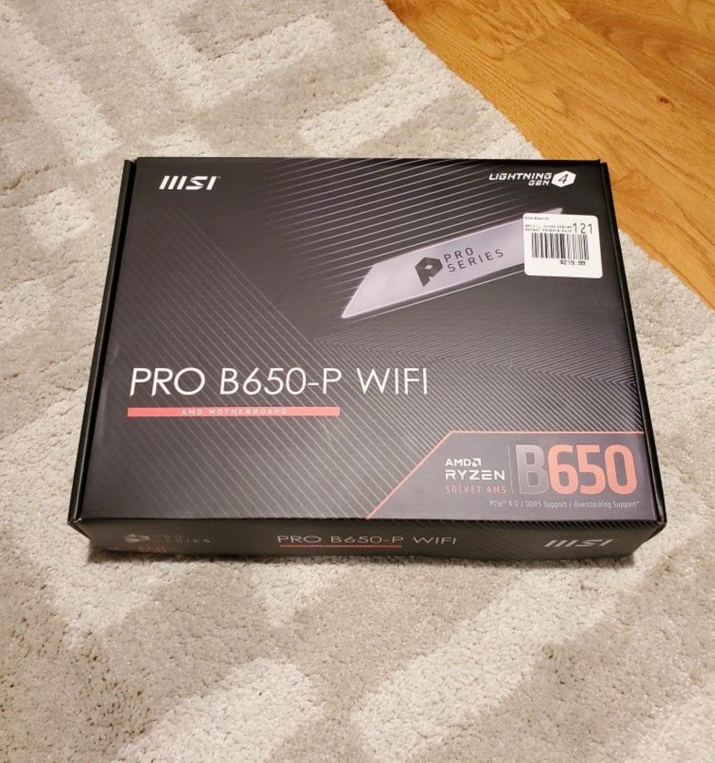 MSI PRO B650-P WIFI AM5 ATX