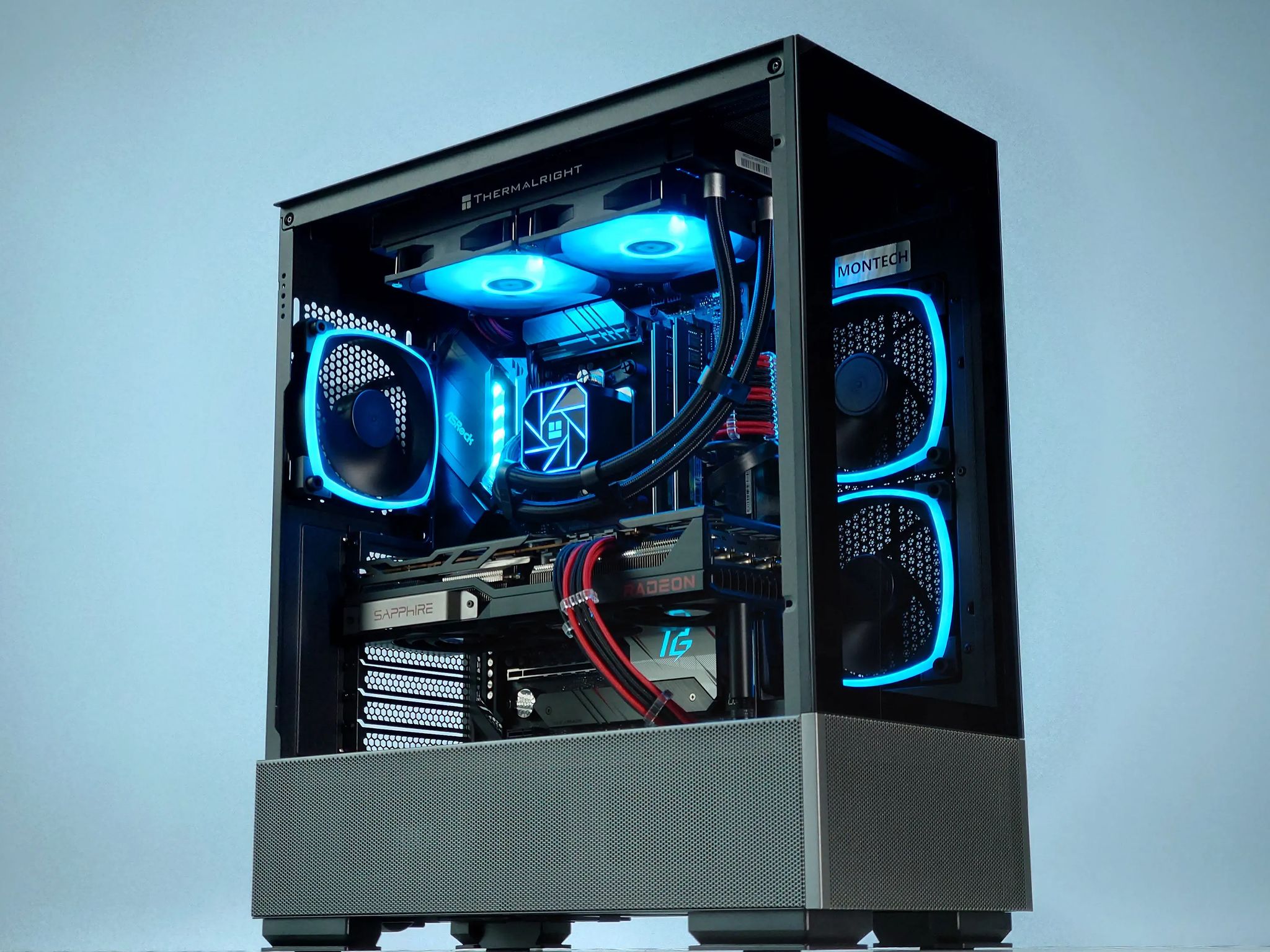 🖤❤️Liquid Cooled Gaming PC🚀AMD RX 6800 16GB🚀AMD Ryzen 7 5800X 8 core🚀32GB DDR4🚀1TB SSD