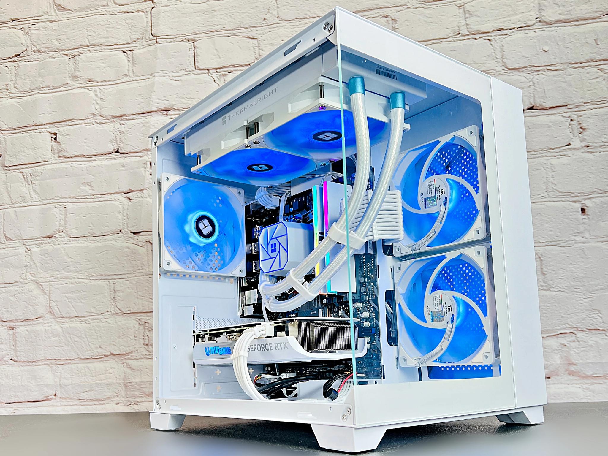 Liquid Cooled RTX 4070 Ryzen 5 5600X 16GB RAM 1TB M.2 Win 11 Gaming PC