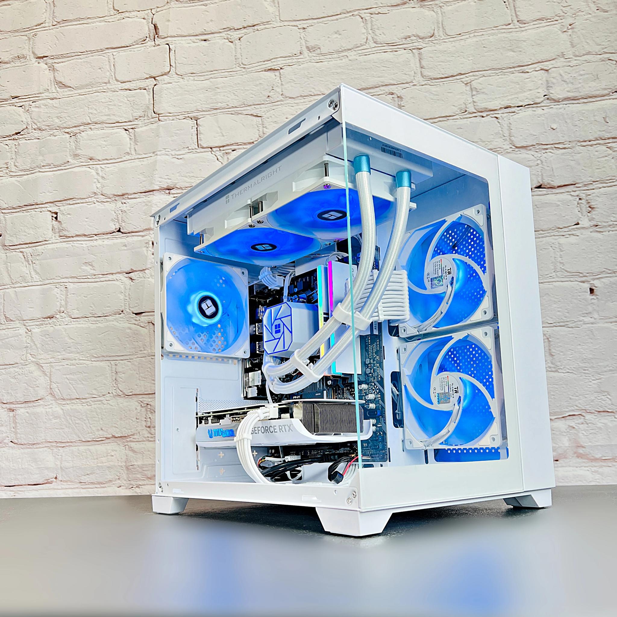Liquid Cooled RTX 4070 Ryzen 5 5600X 16GB RAM 1TB M.2 Win 11 Gaming PC