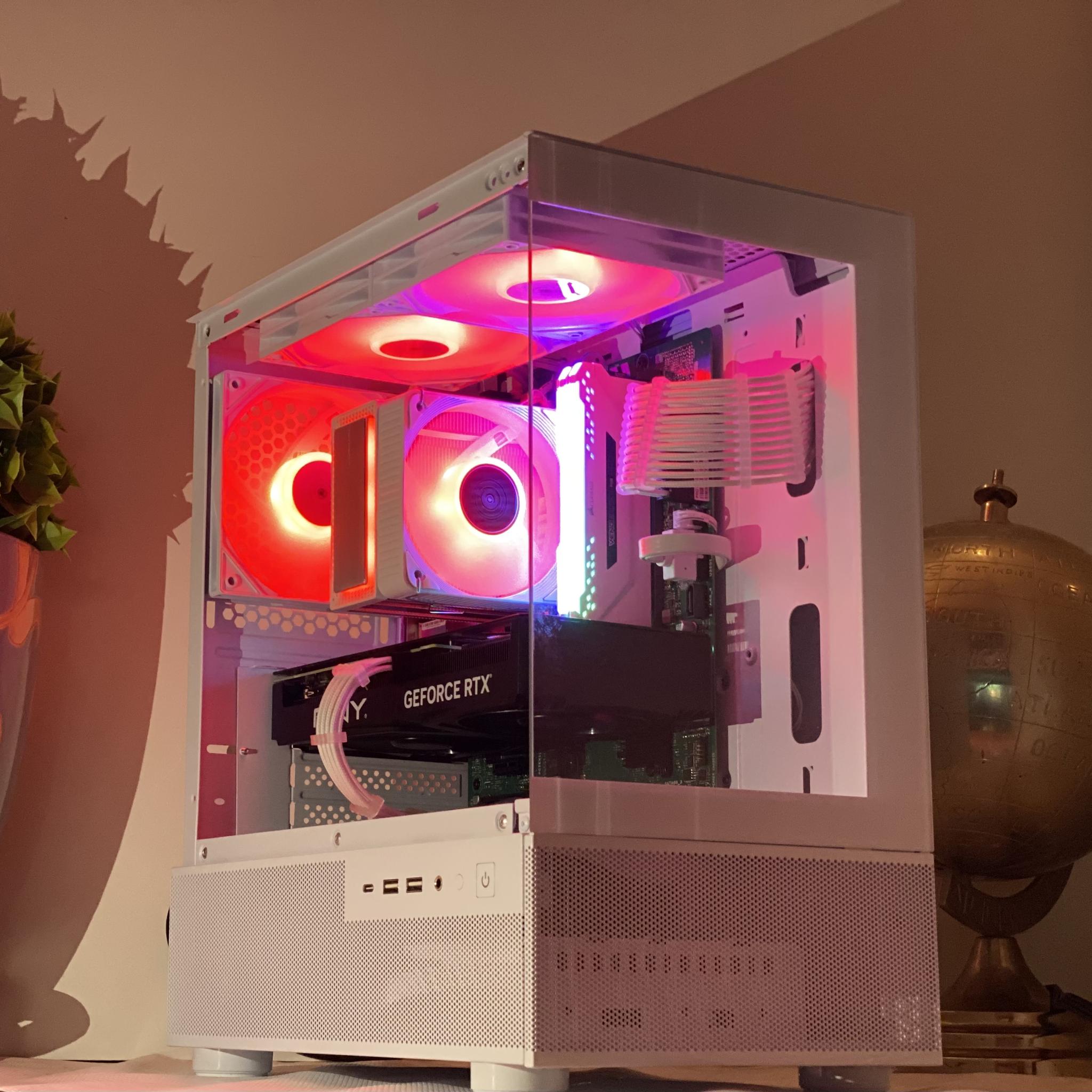 M-ATX/1440p Gaming PC⚪️ RTX 4070⚪️ Intel 13th Gen@4.6GHz⚪️ 32GB RAM⚪️ 1.5TB NVMe/SSD⚪️ Windows 11