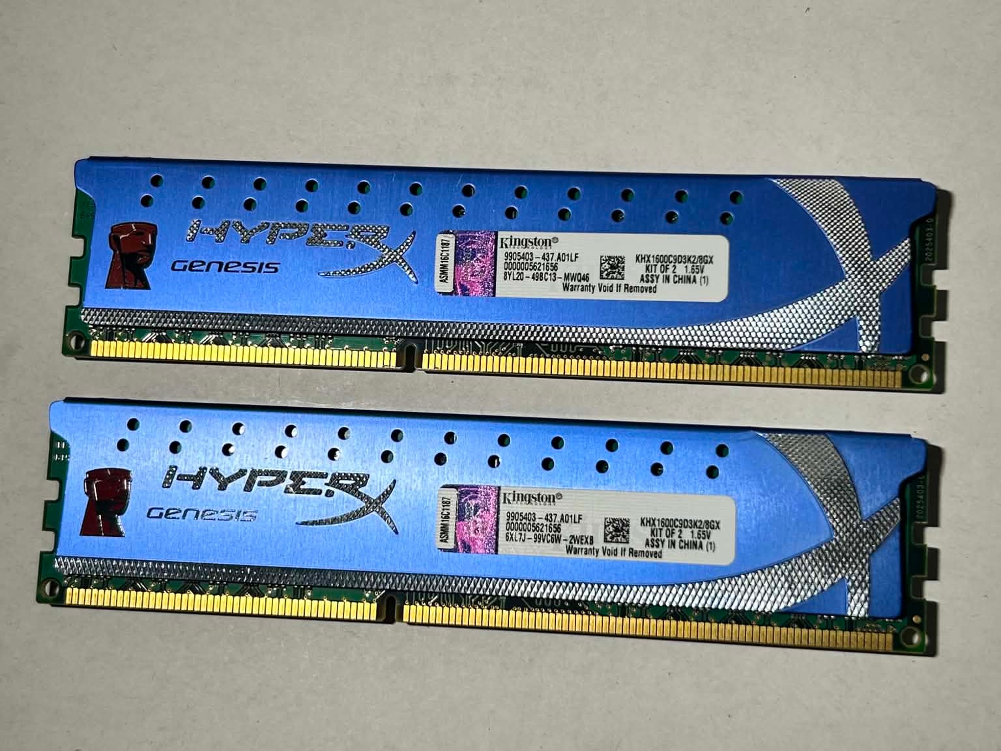 Kingston HyperX 8GB (2x4GB) DDR3-1600MHz RAM Kit
