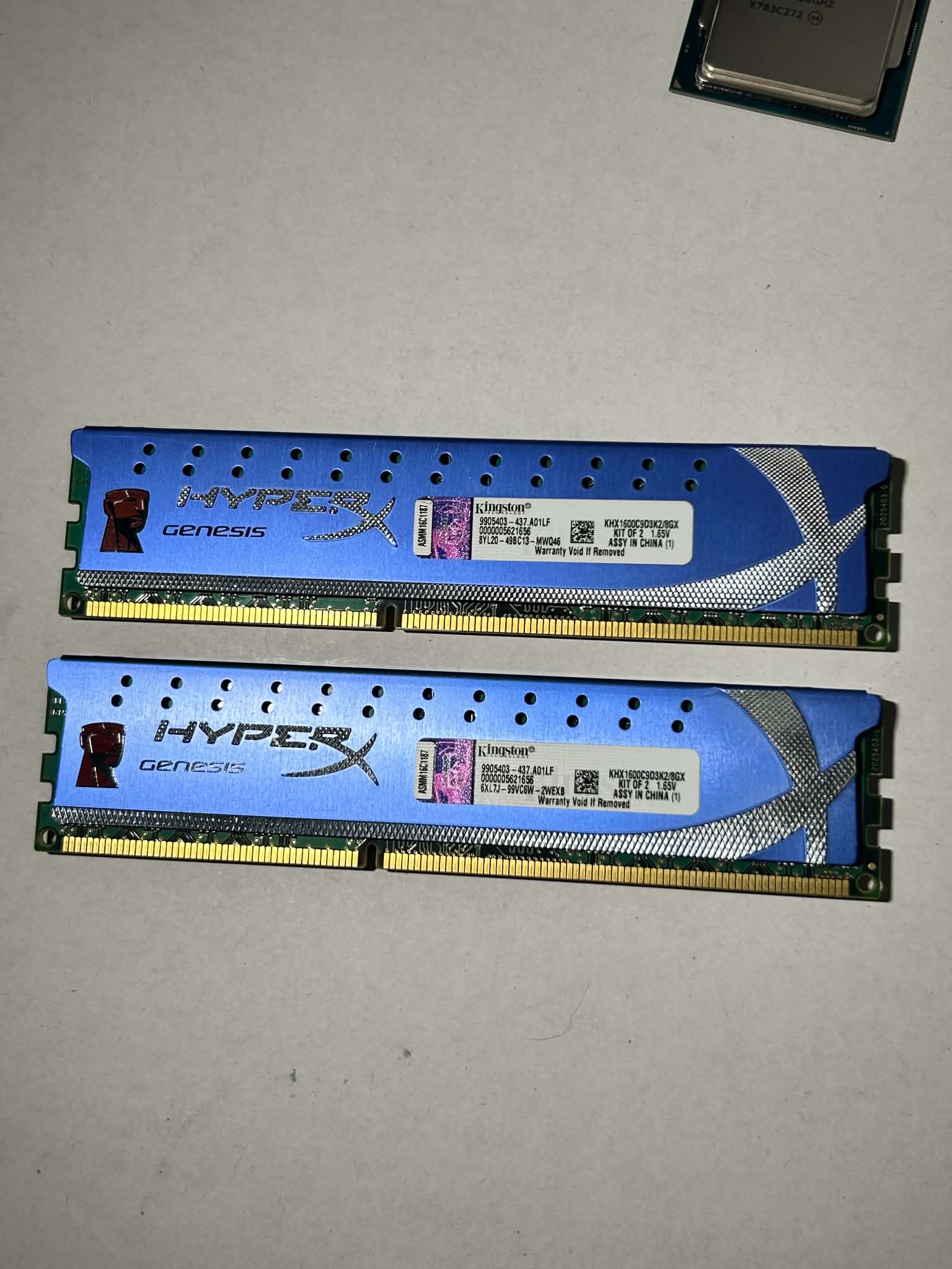 Kingston HyperX 8GB (2x4GB) DDR3-1600MHz RAM Kit