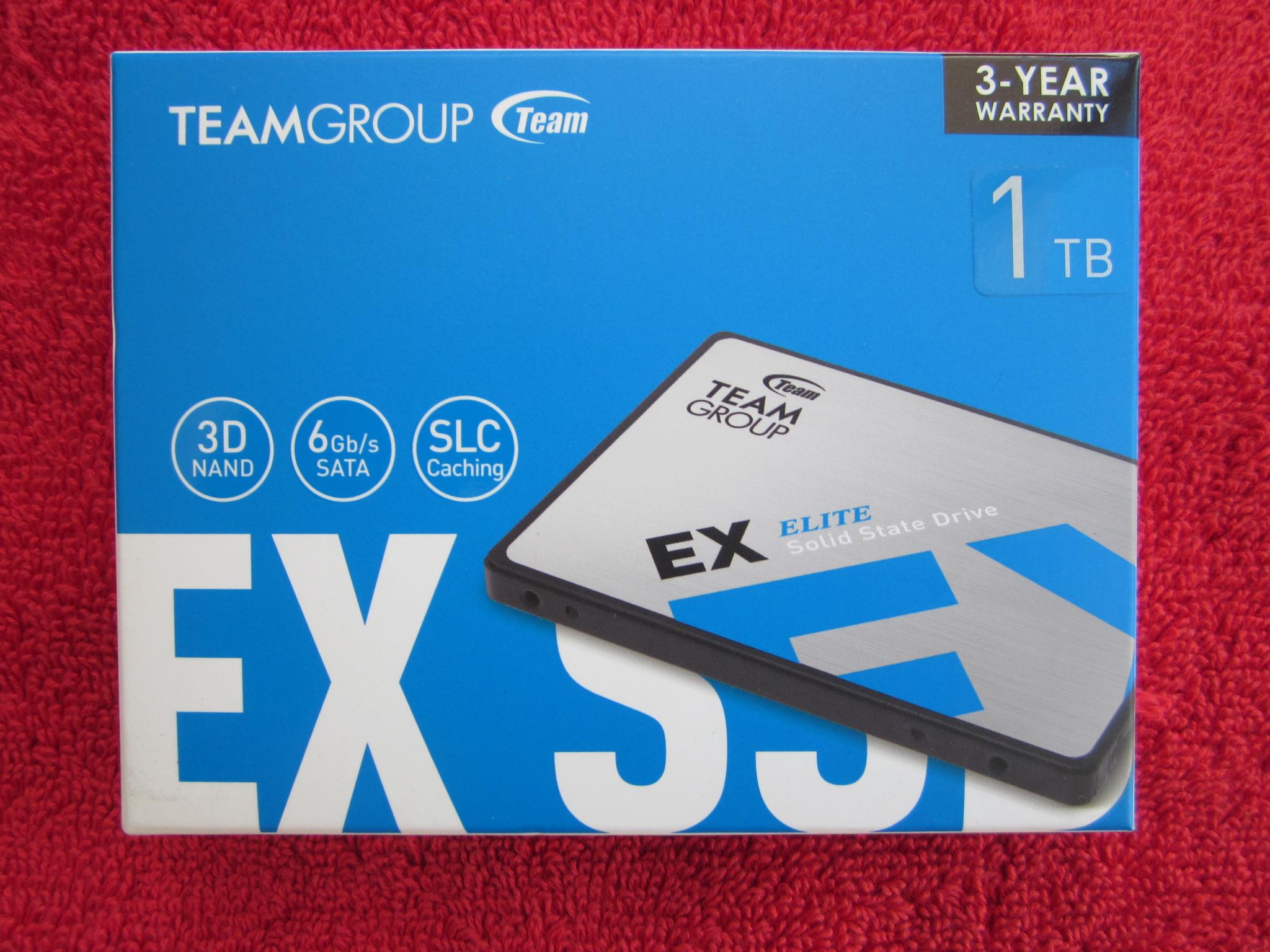 NEW SEALED Team Group EX2 2.5" 1TB SATA III SSD T253E2001T0C101